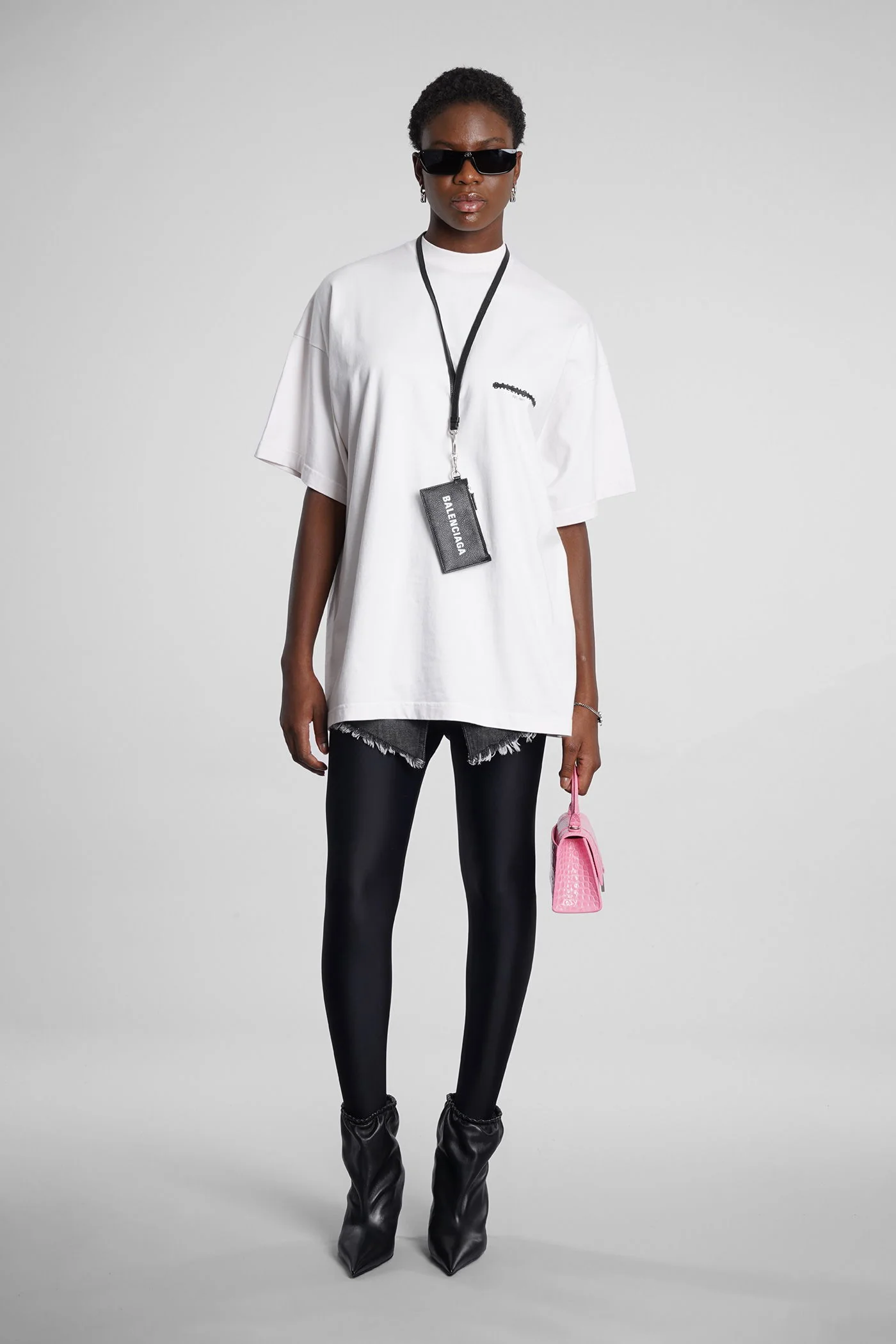 T-Shirt in white cotton - Image 2