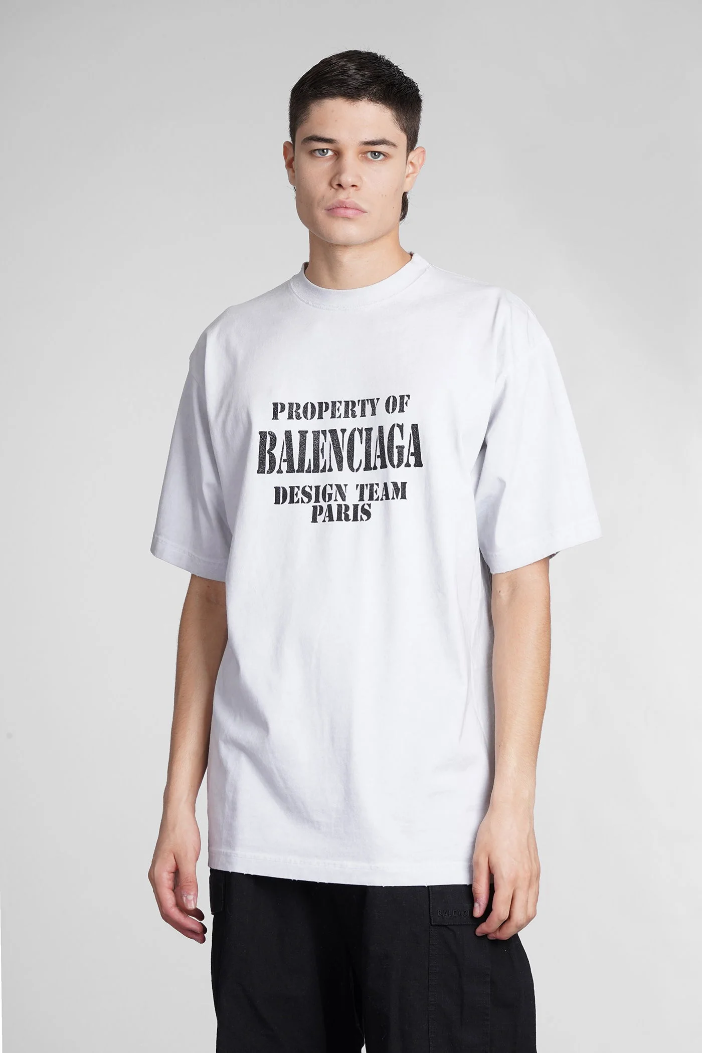 T-Shirt in white cotton