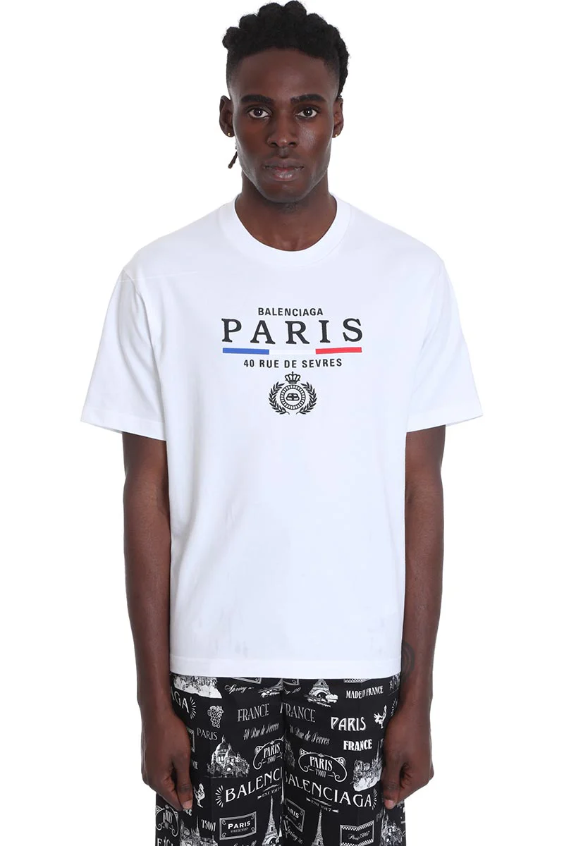T-Shirt in white cotton