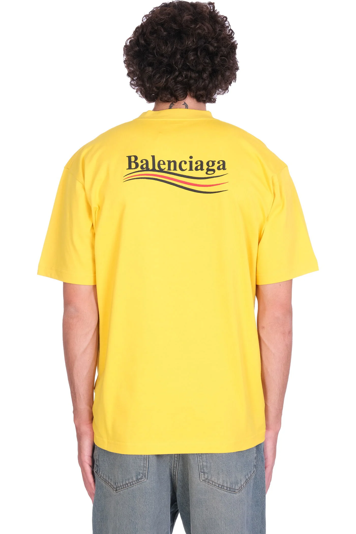 T-Shirt in yellow cotton - Image 3