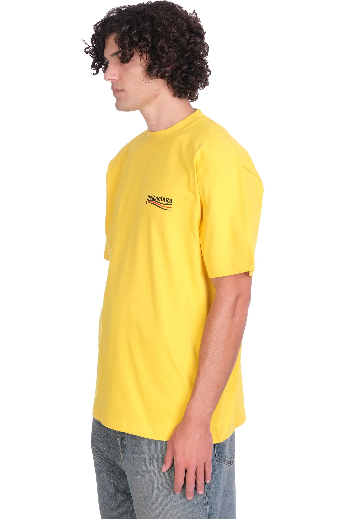 T-Shirt in yellow cotton - Image 4