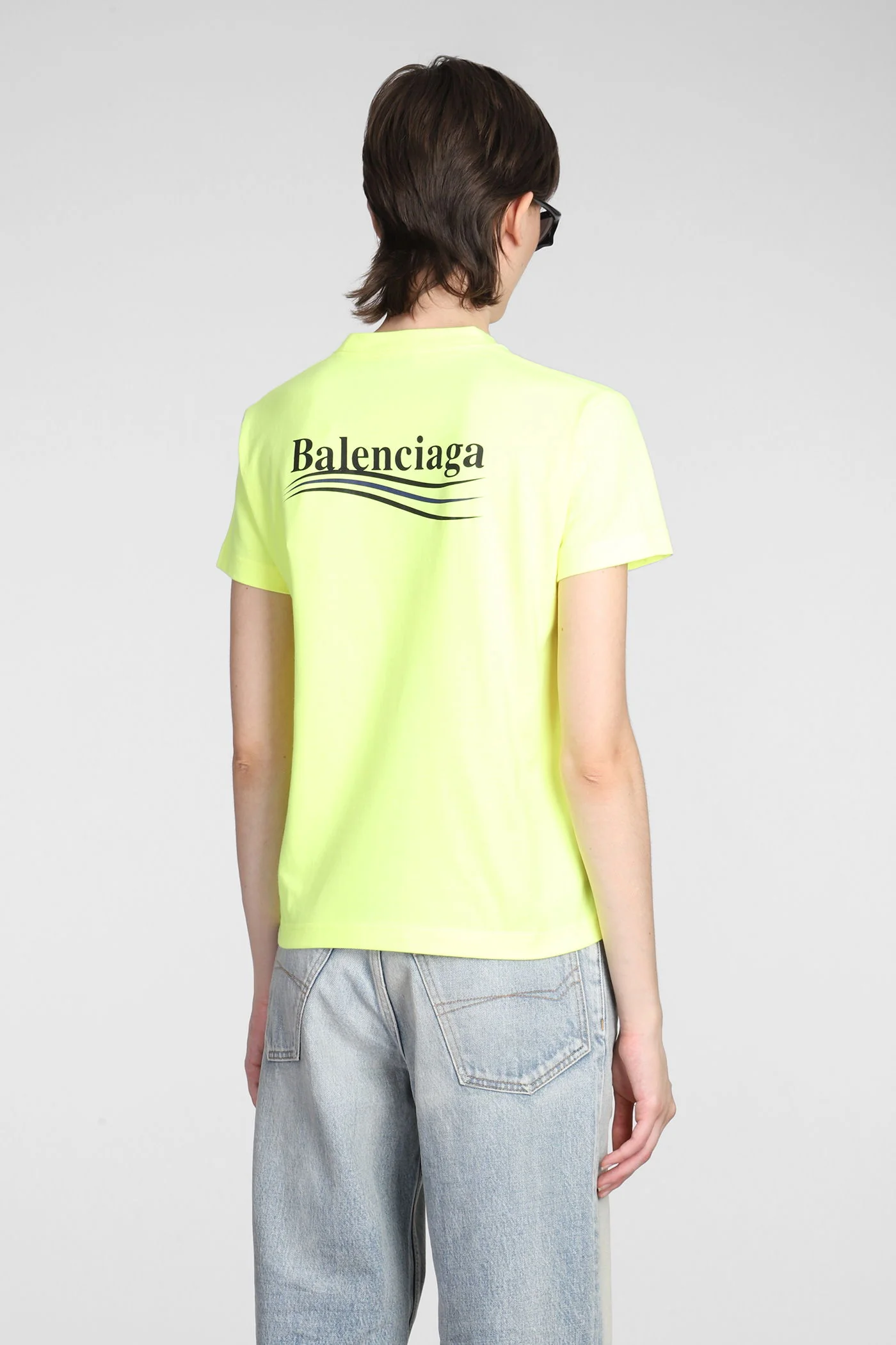 T-Shirt in yellow cotton - Image 3