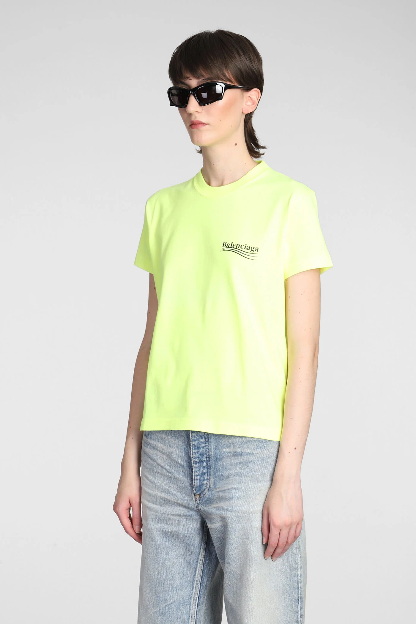 T-Shirt in yellow cotton - Image 4