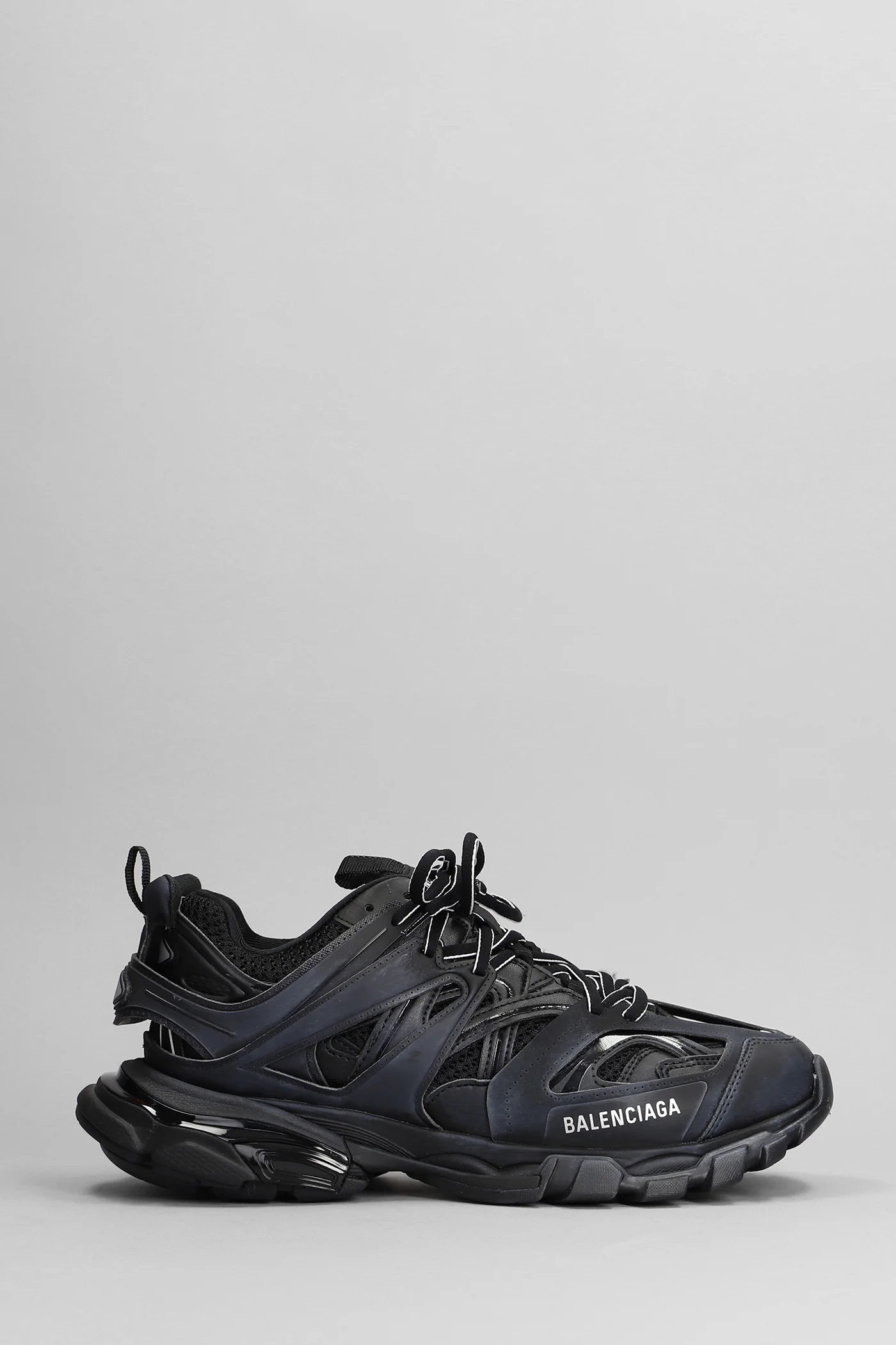Track Sneakers in black Polyuretan