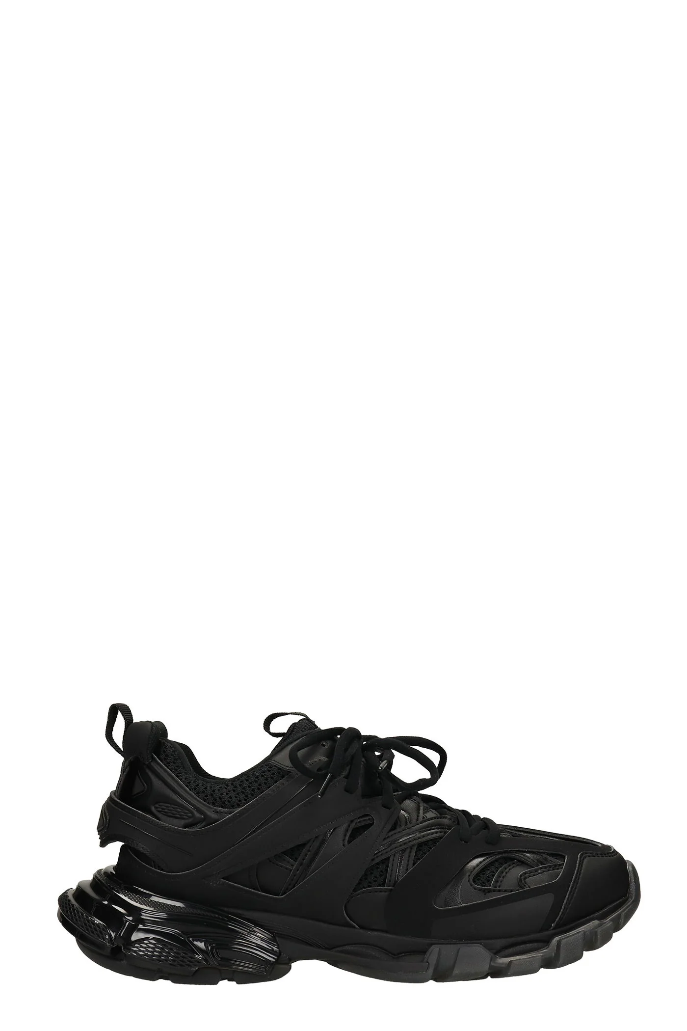 Track Sneakers in black Polyuretan