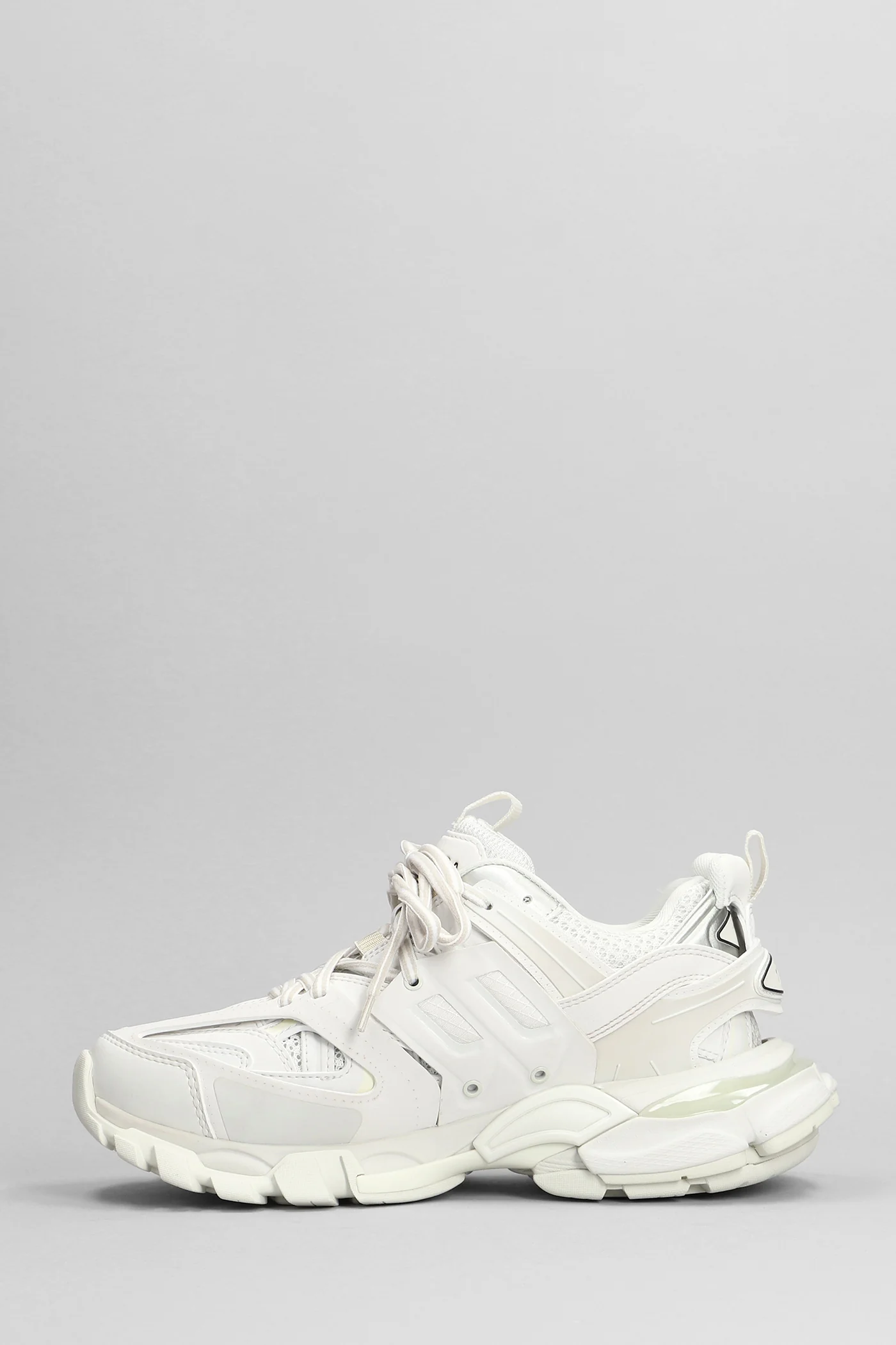 Track Sneakers in white leather - Image 3