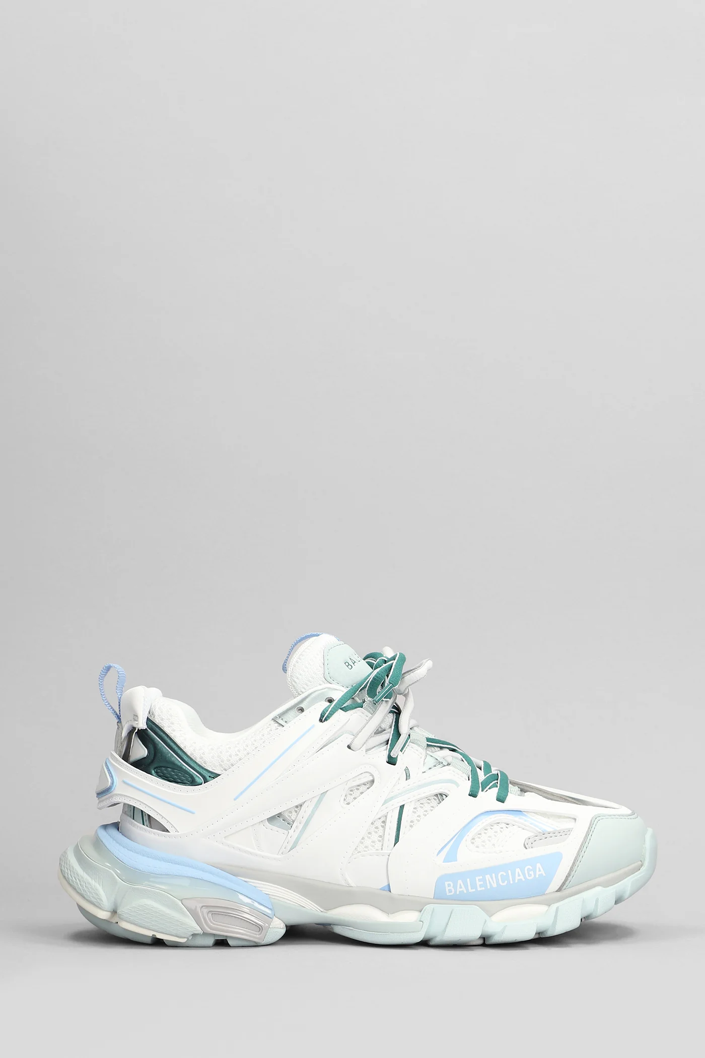 Track Sneakers in white Polyuretan