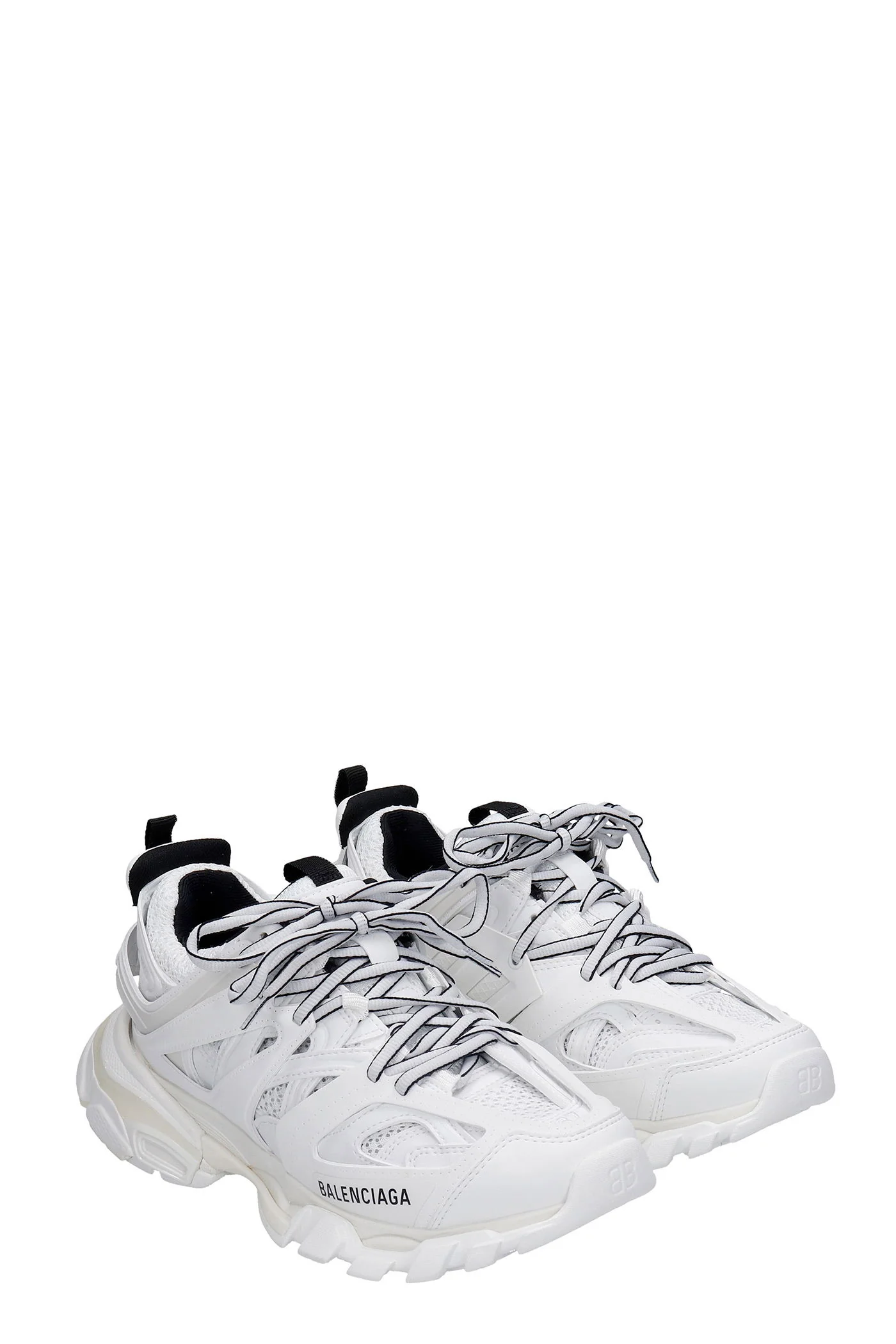 Track Sneakers in white synthetic fibers - Image 2