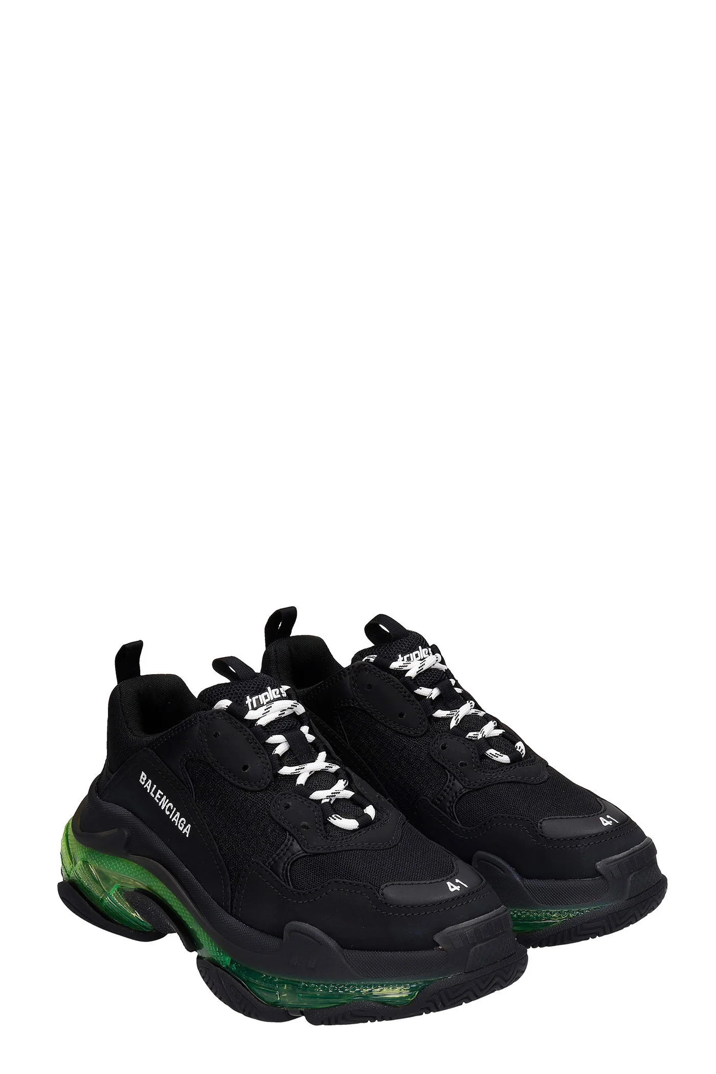 Triple s Sneakers in black synthetic fibers - Image 2