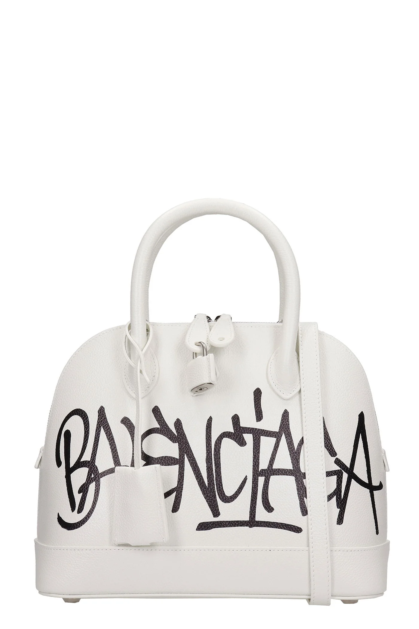 Ville top s Hand bag in white leather