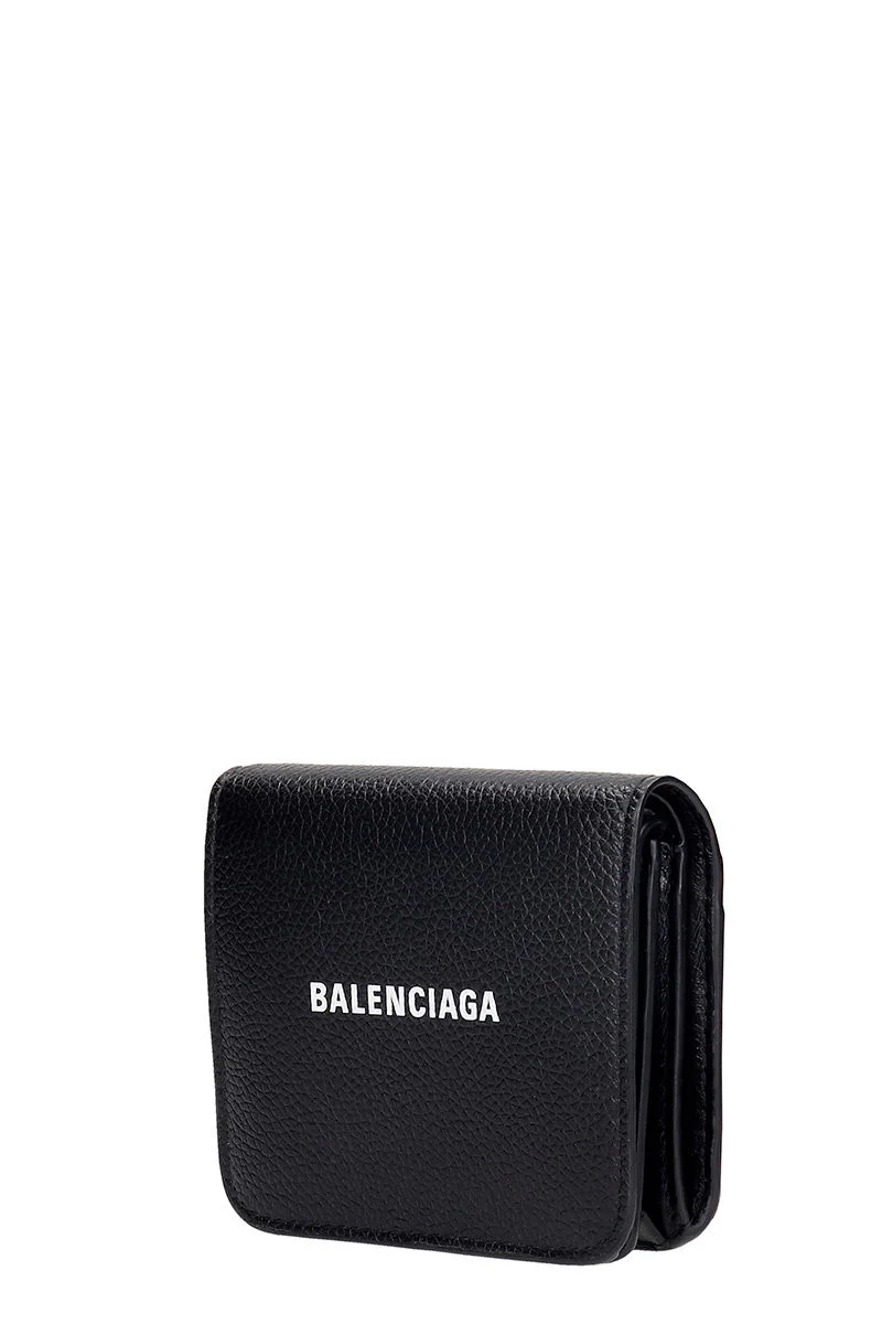 Wallet in black leather - Image 2