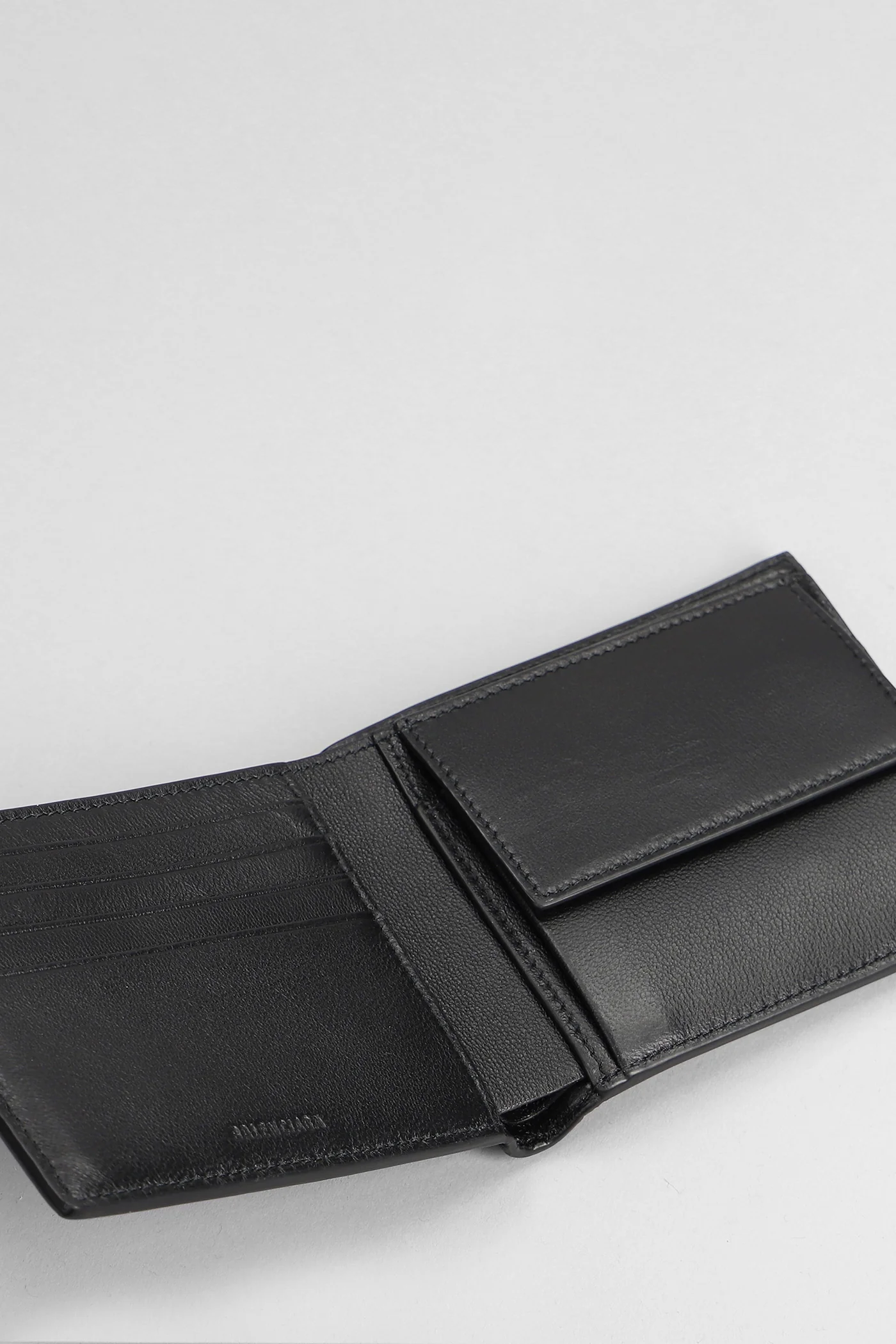 Wallet in black leather - Image 4