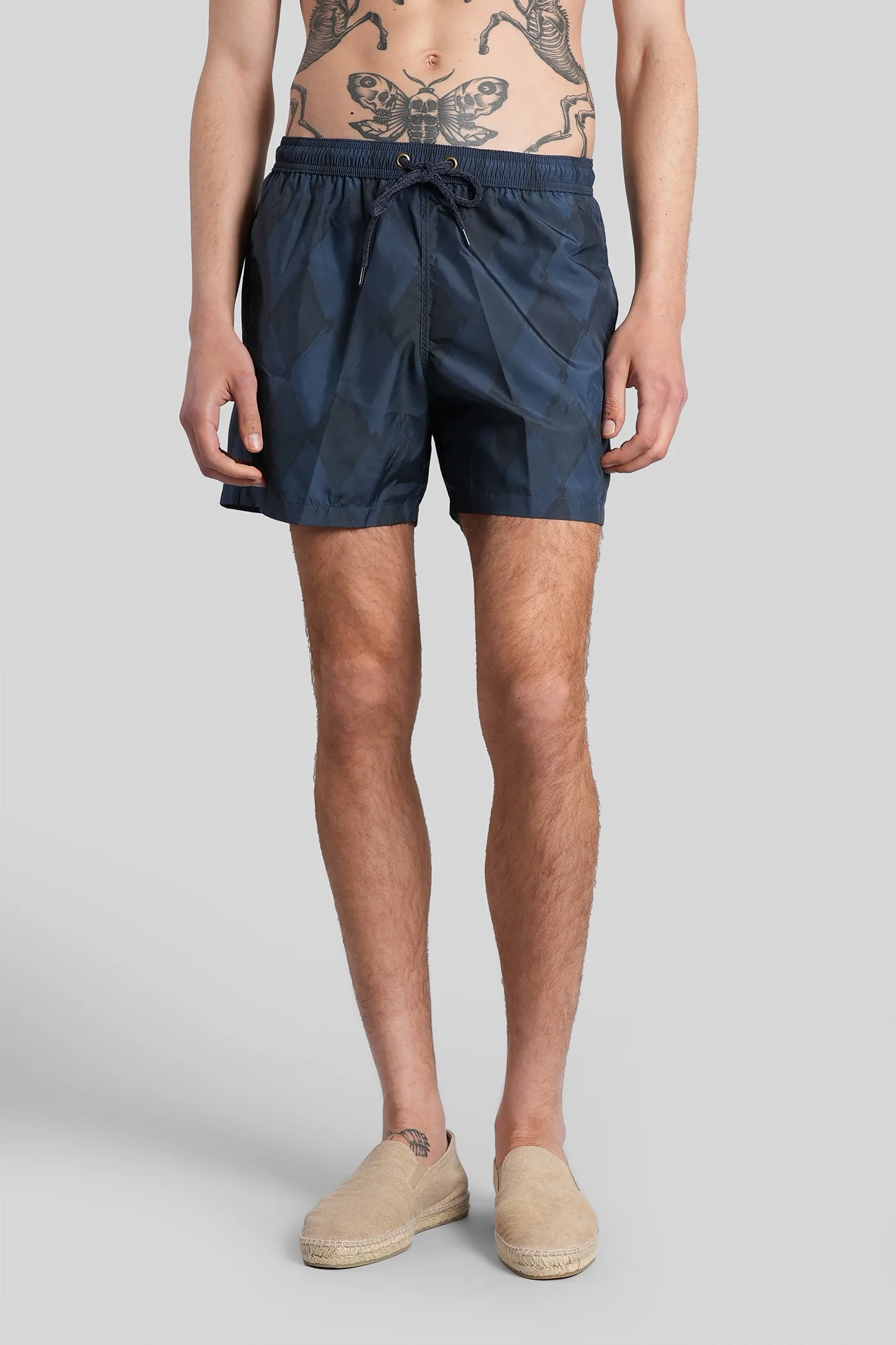 Beachwear in blue polyester