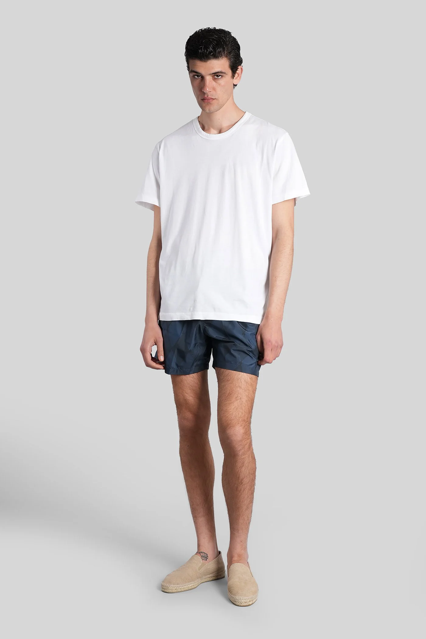 Beachwear in blue polyester - Image 2