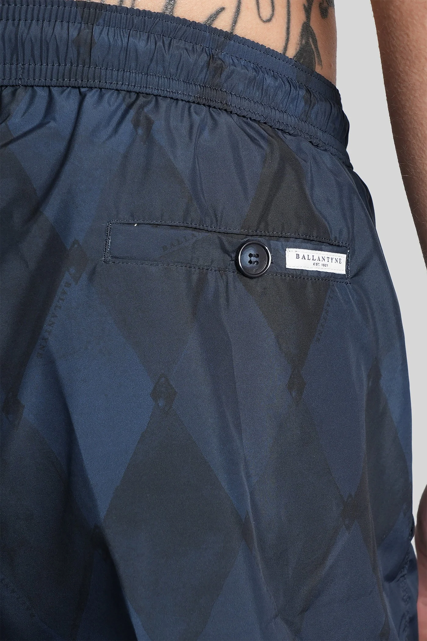 Beachwear in blue polyester - Image 5