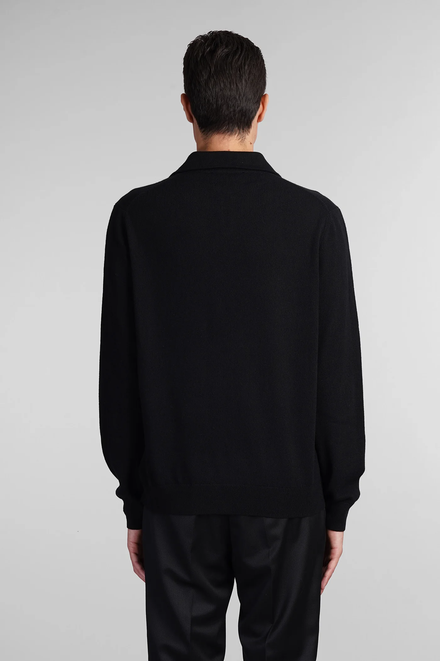 Knitwear in black wool - Image 3