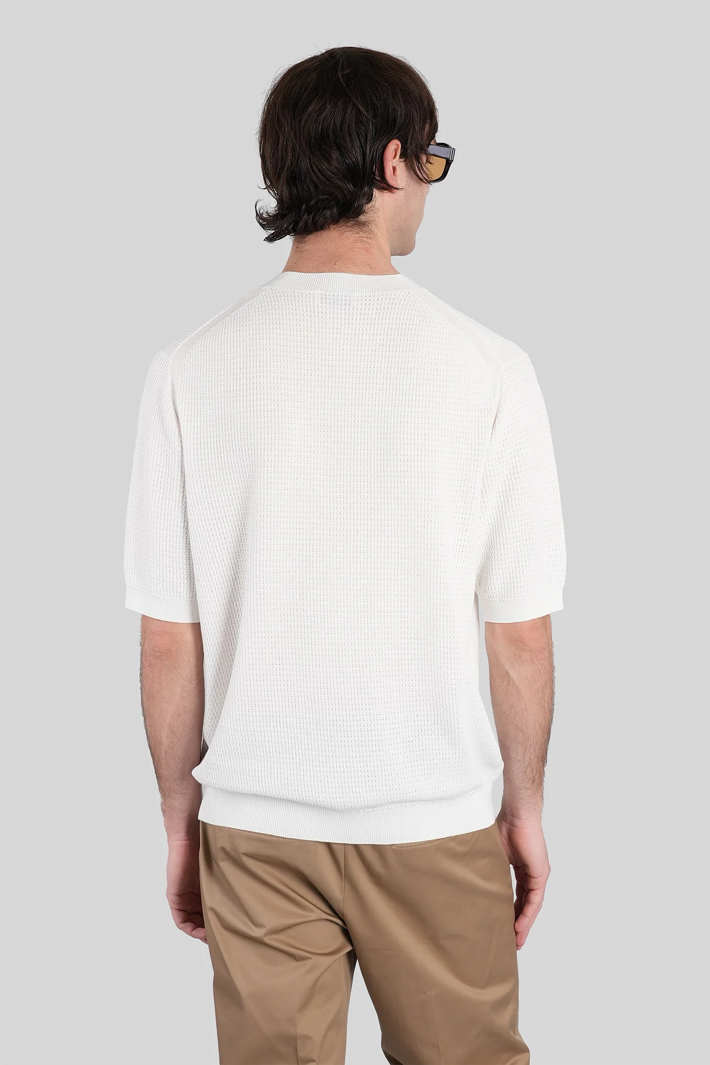 T-Shirt in white cotton - Image 3