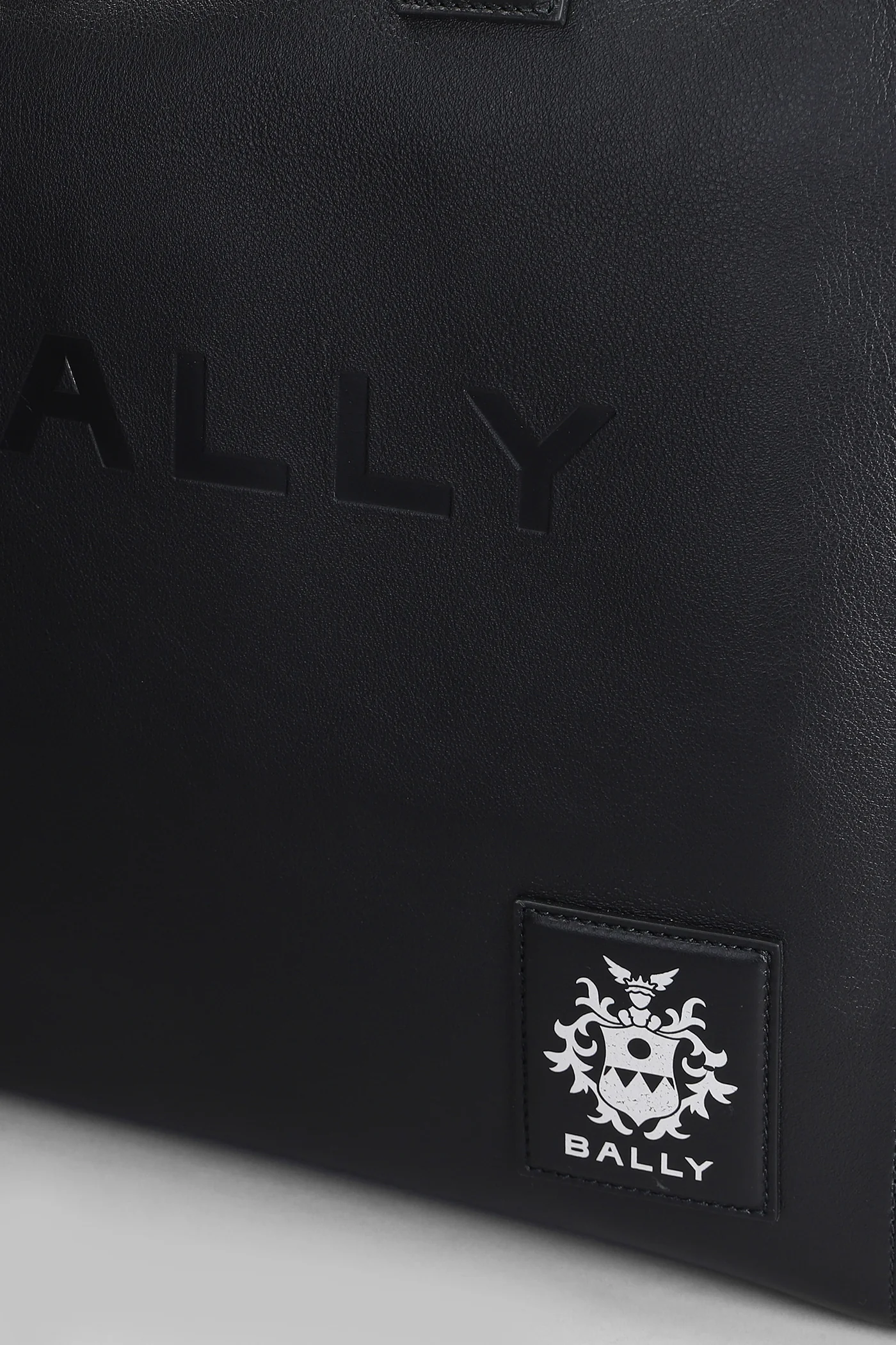 Akelei tote Tote in black leather - Image 4