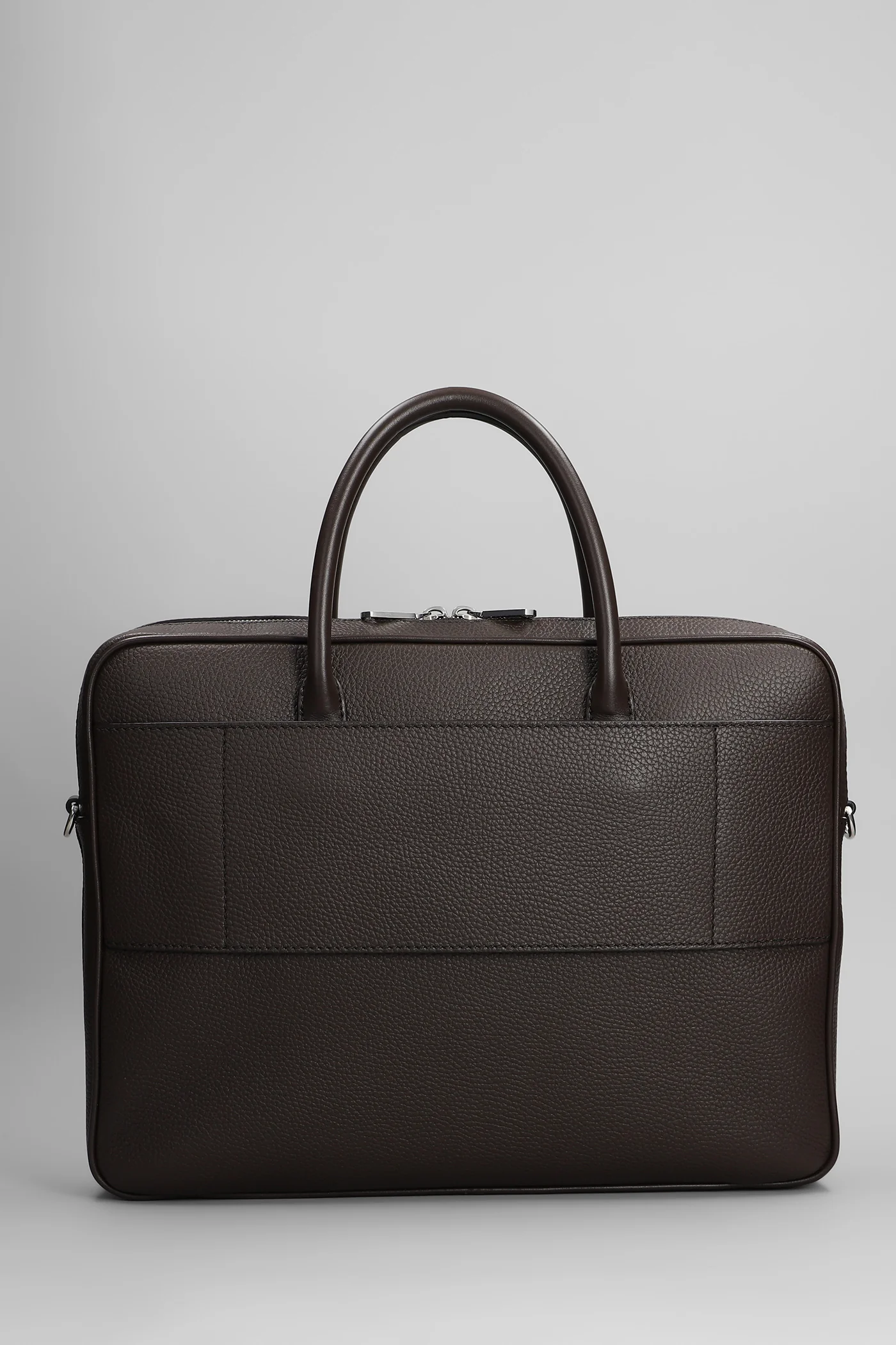Oeden monobrief Hand bag in brown leather - Image 3