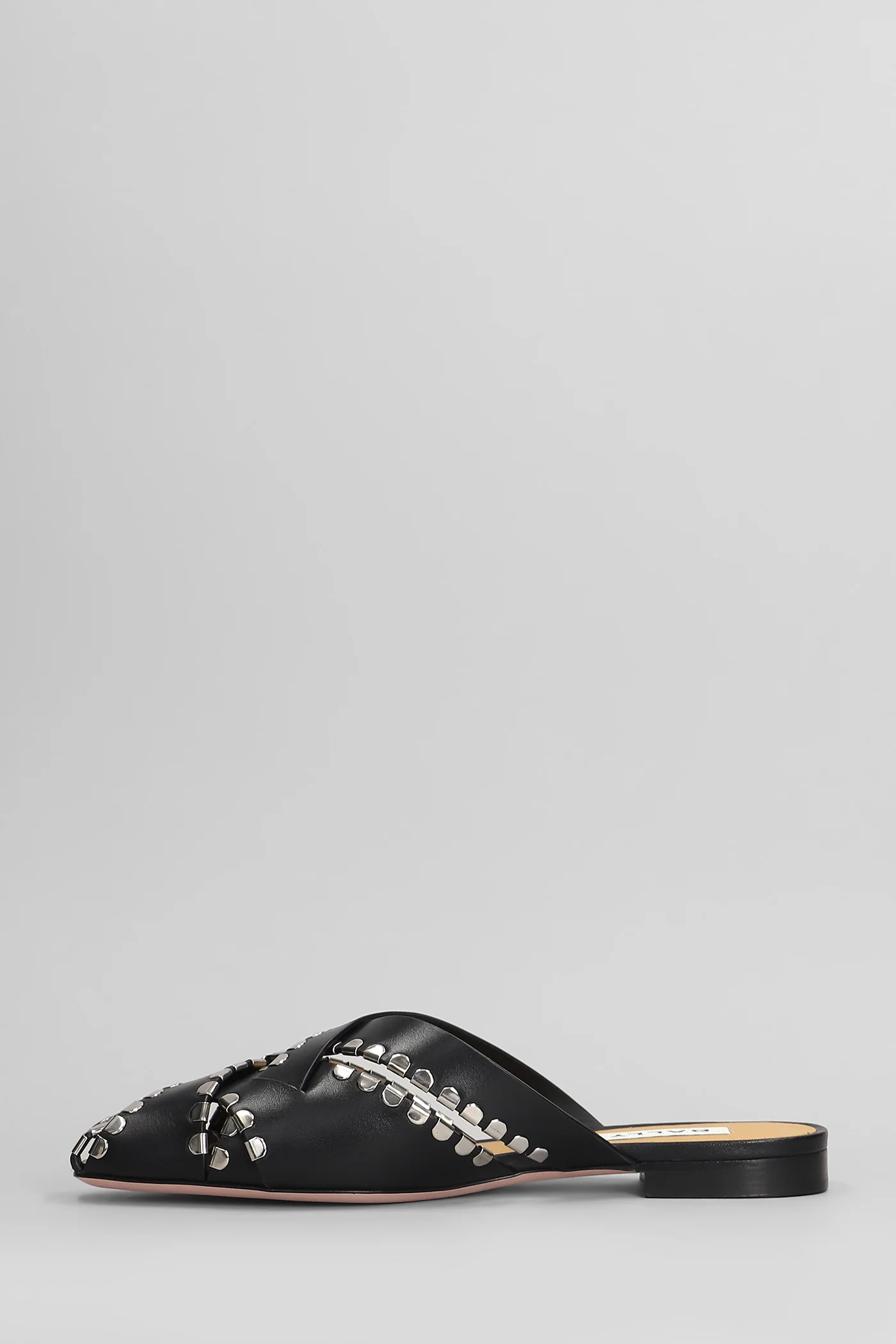 Sarsi Slipper-Mule in black leather - Image 3