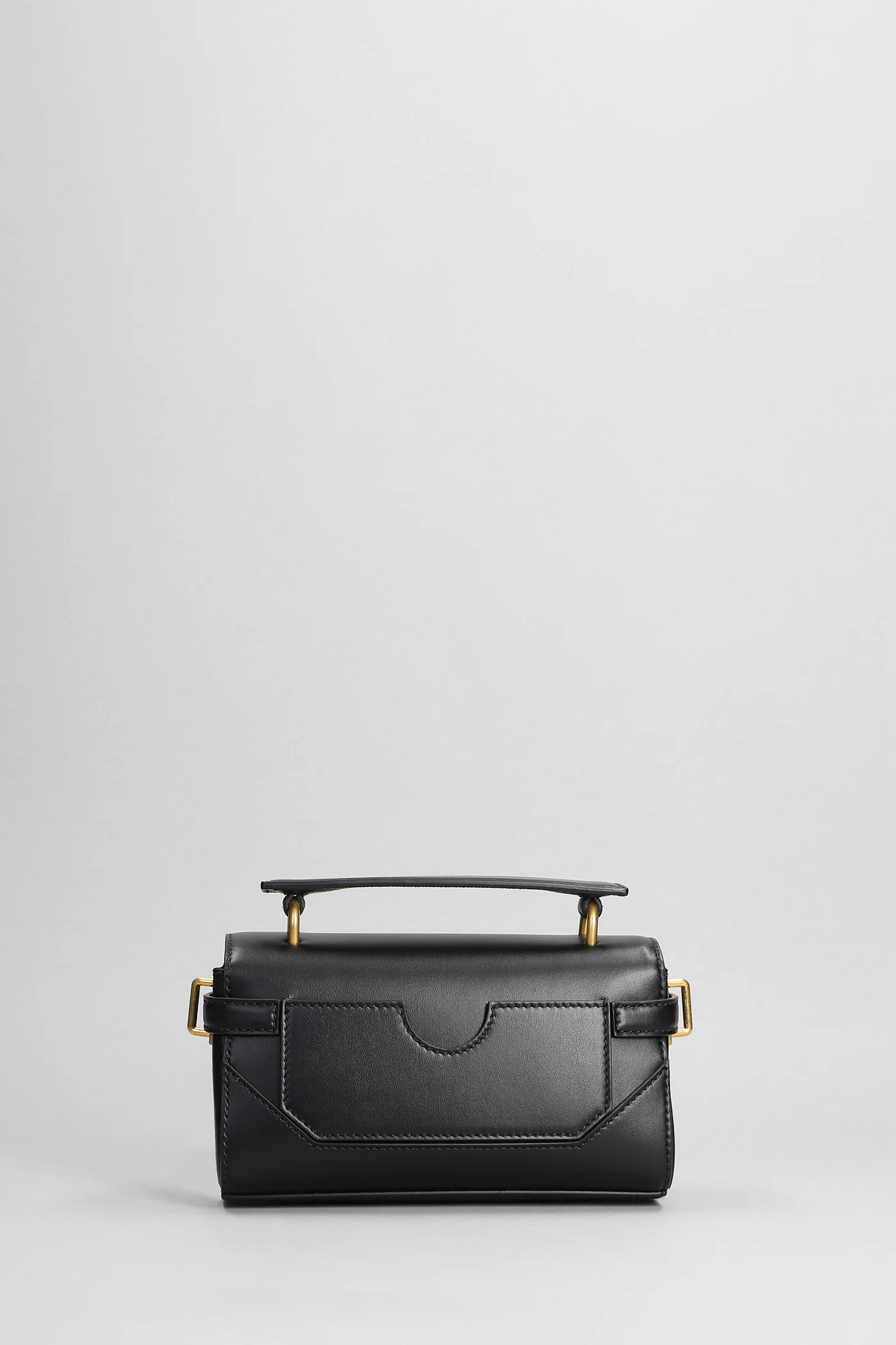 B buzz 19 Hand bag in black leather - Image 3