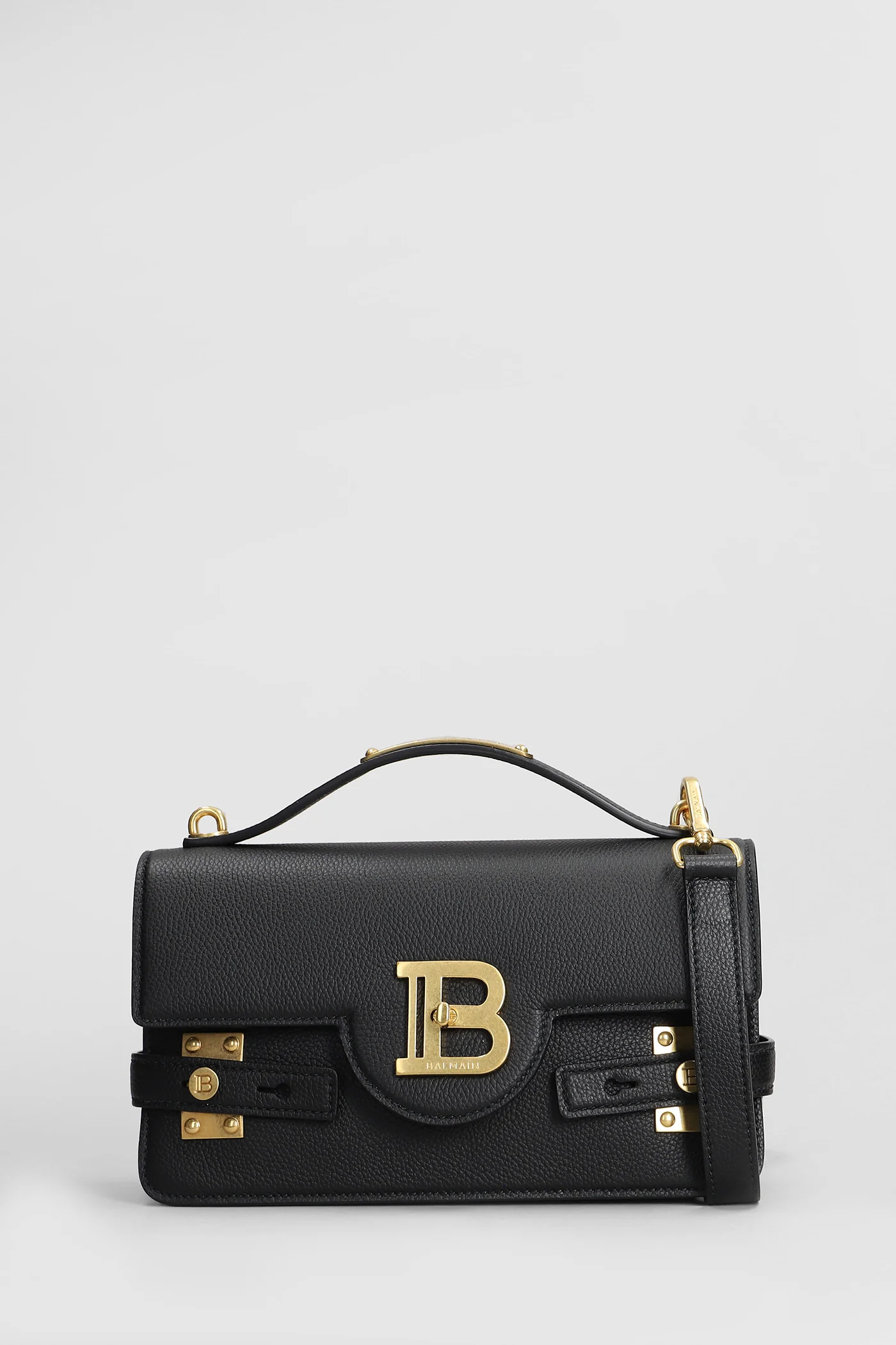B buzz 24 Hand bag in black leather