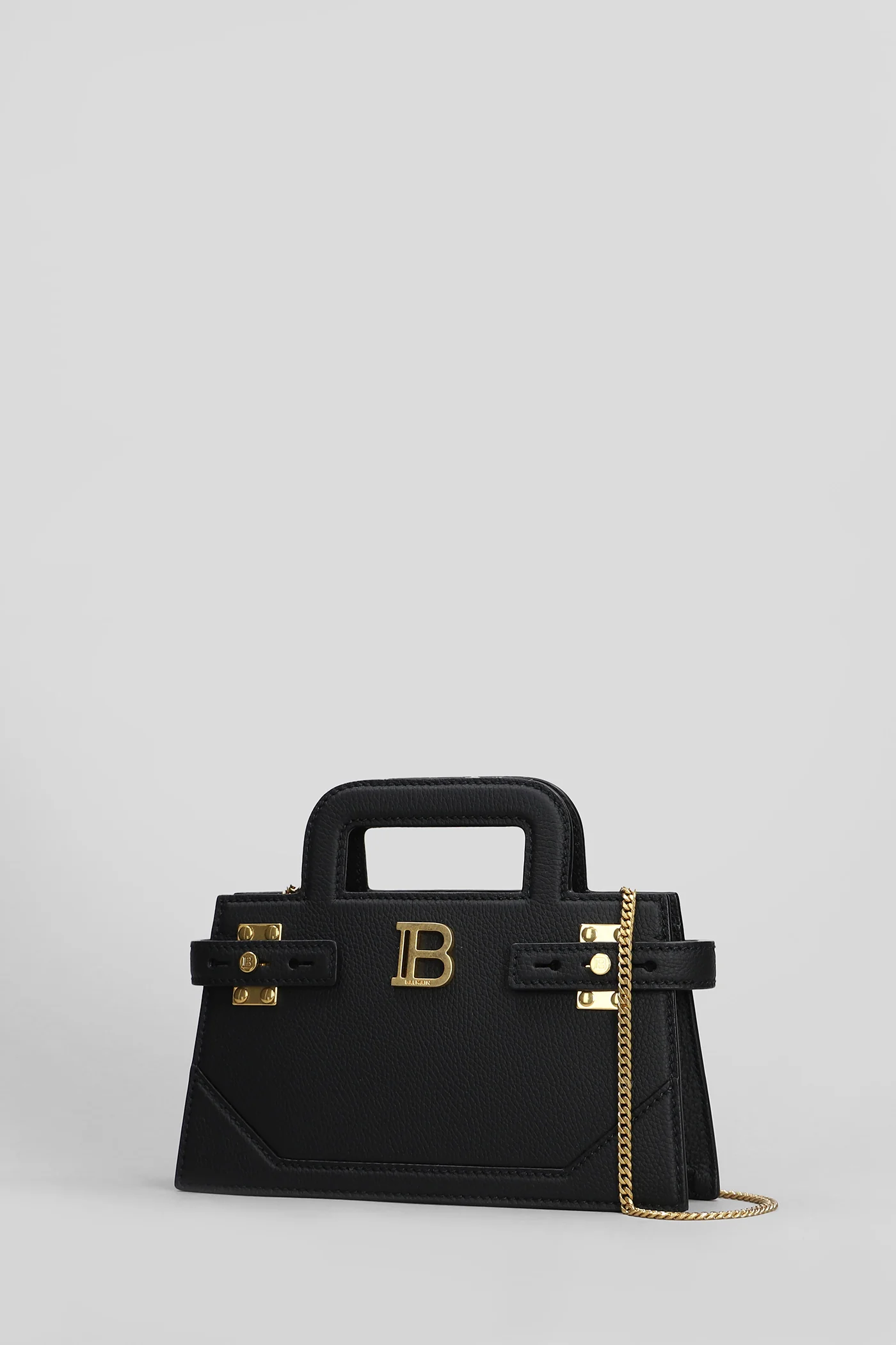B buzz mini Hand bag in black leather - Image 2
