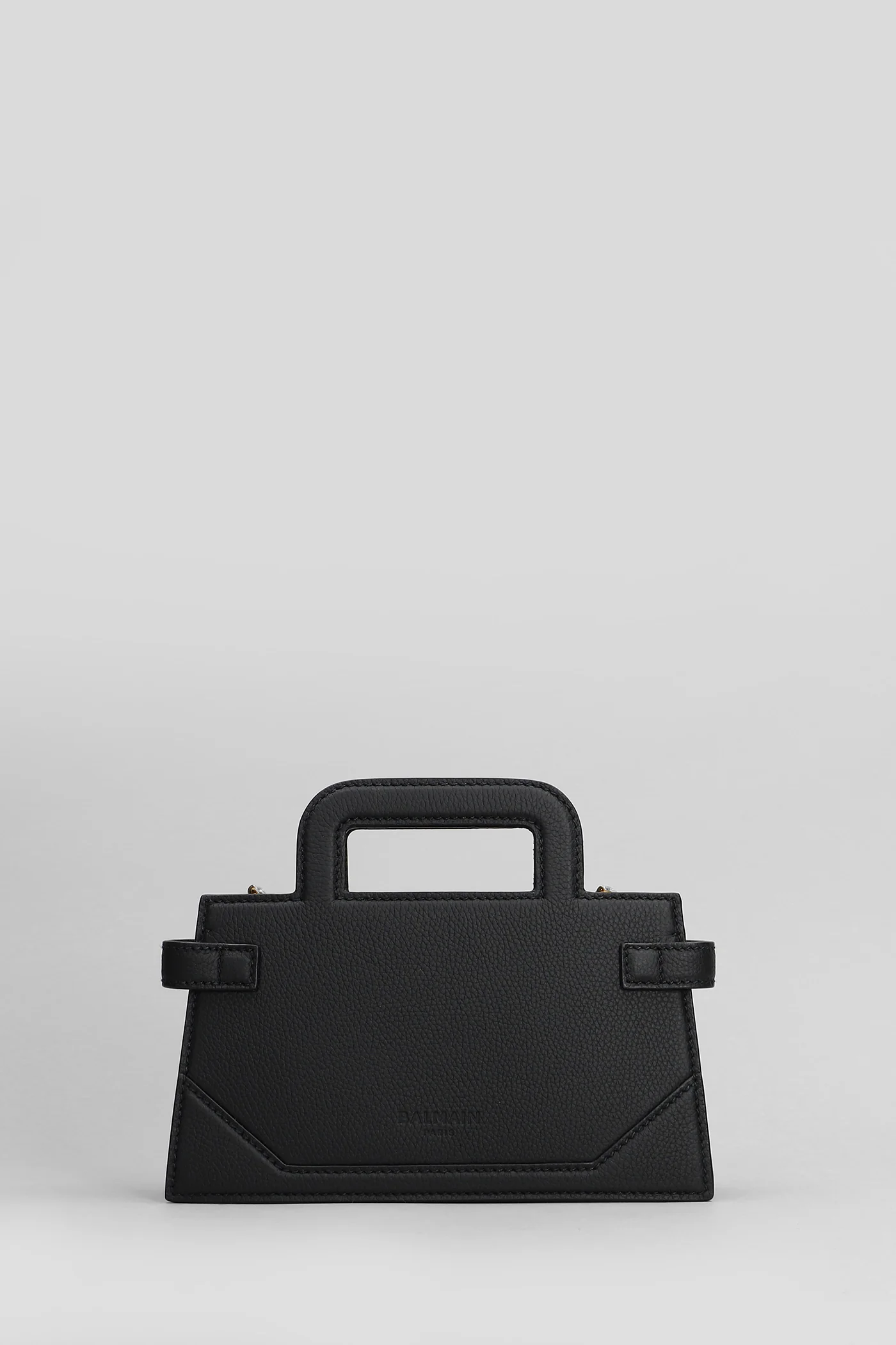 B buzz mini Hand bag in black leather - Image 3
