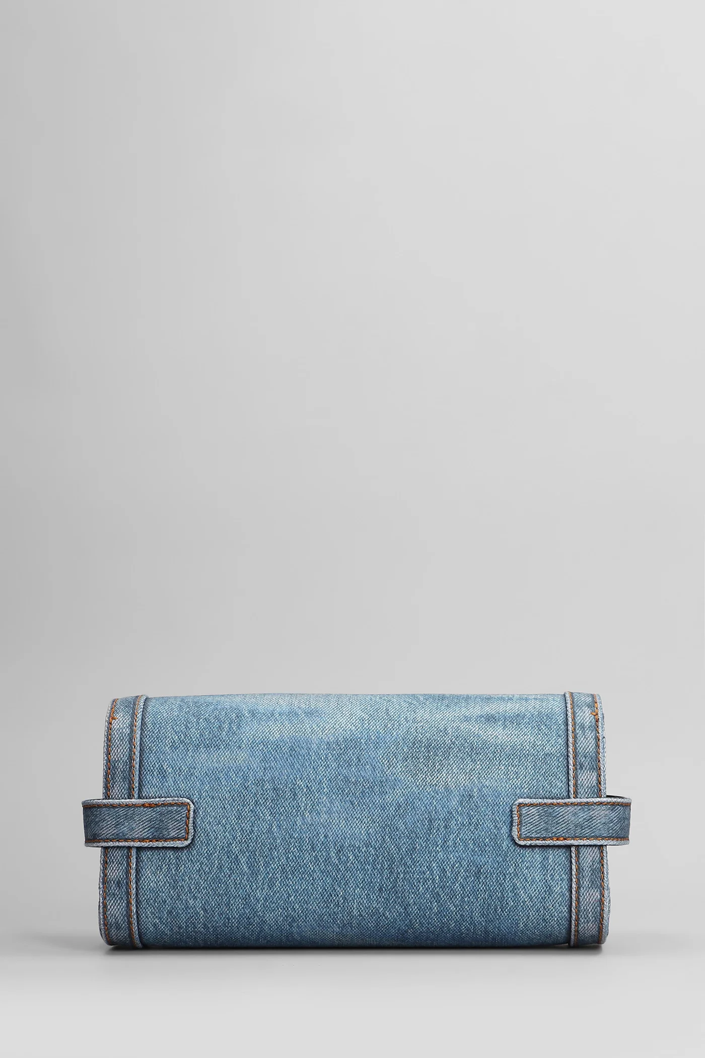 B buzz pouch 23 Shoulder bag in blue cotton - Image 7