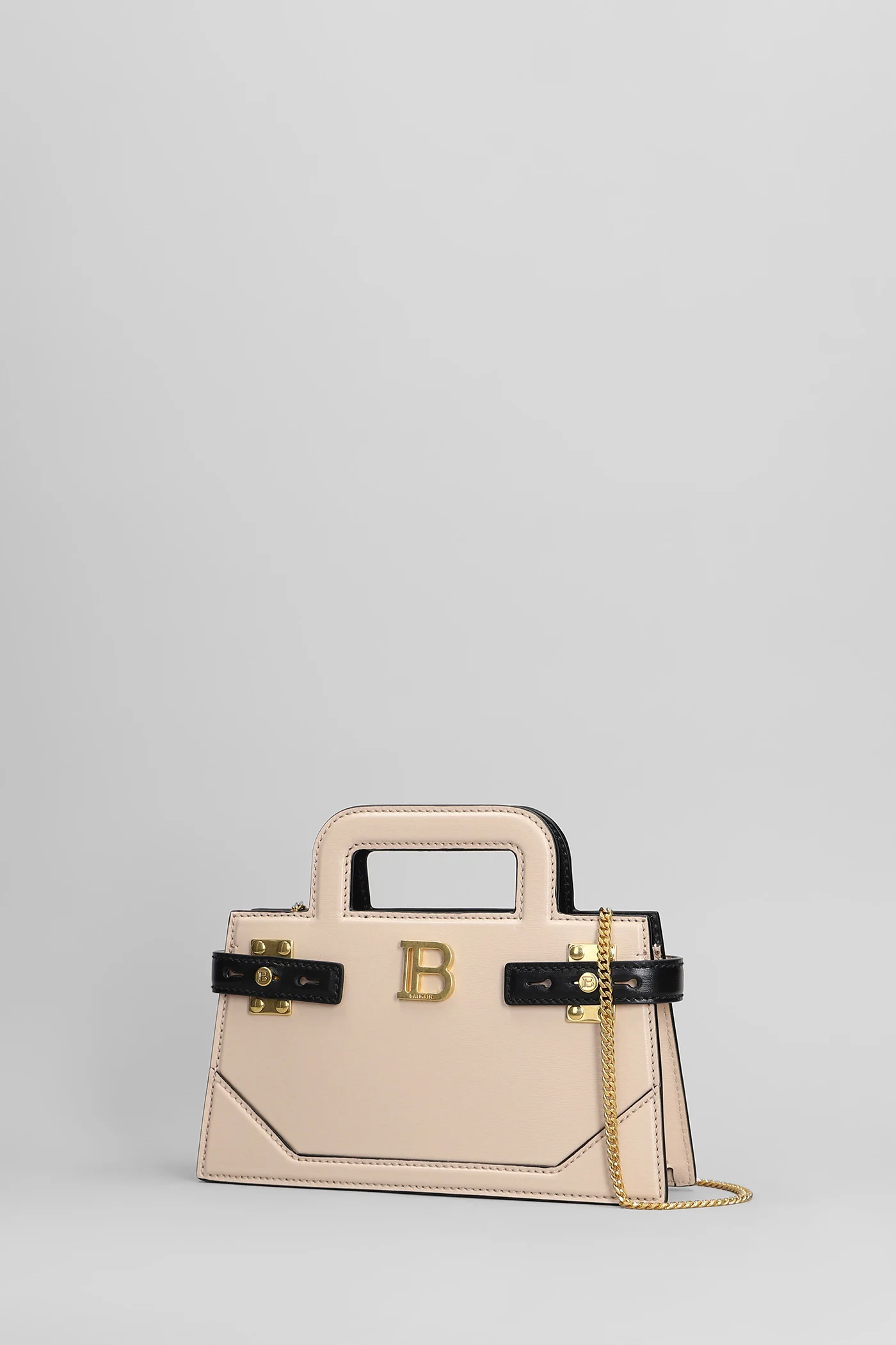 B buzz small Shoulder bag in rose-pink leather - Image 2