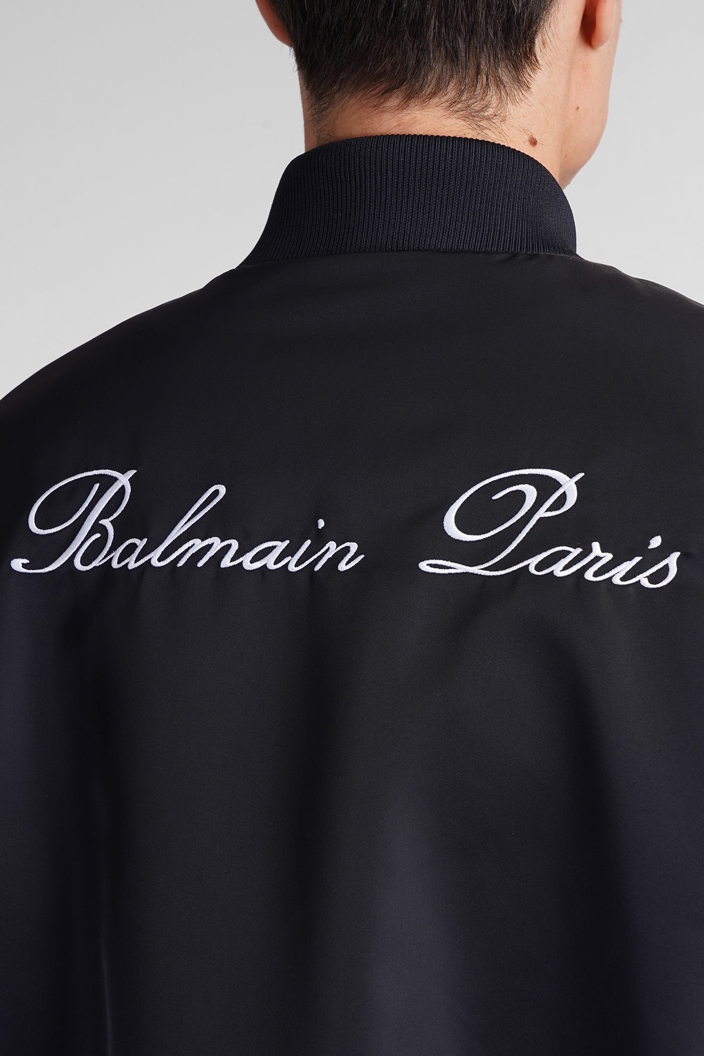 Bomber Jacket in blue polyamide - Image 5