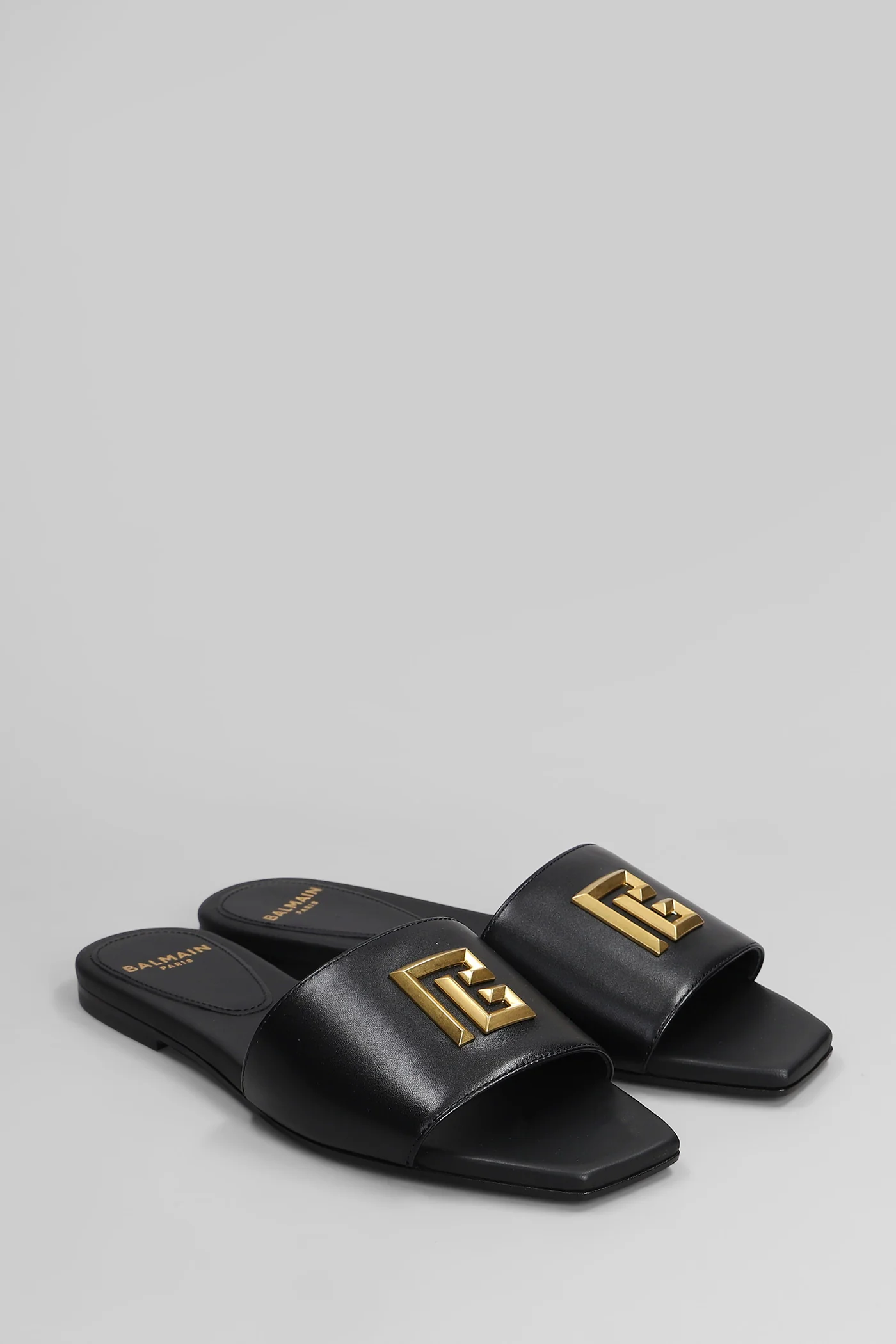 Dafne Slipper-Mule in black leather - Image 2
