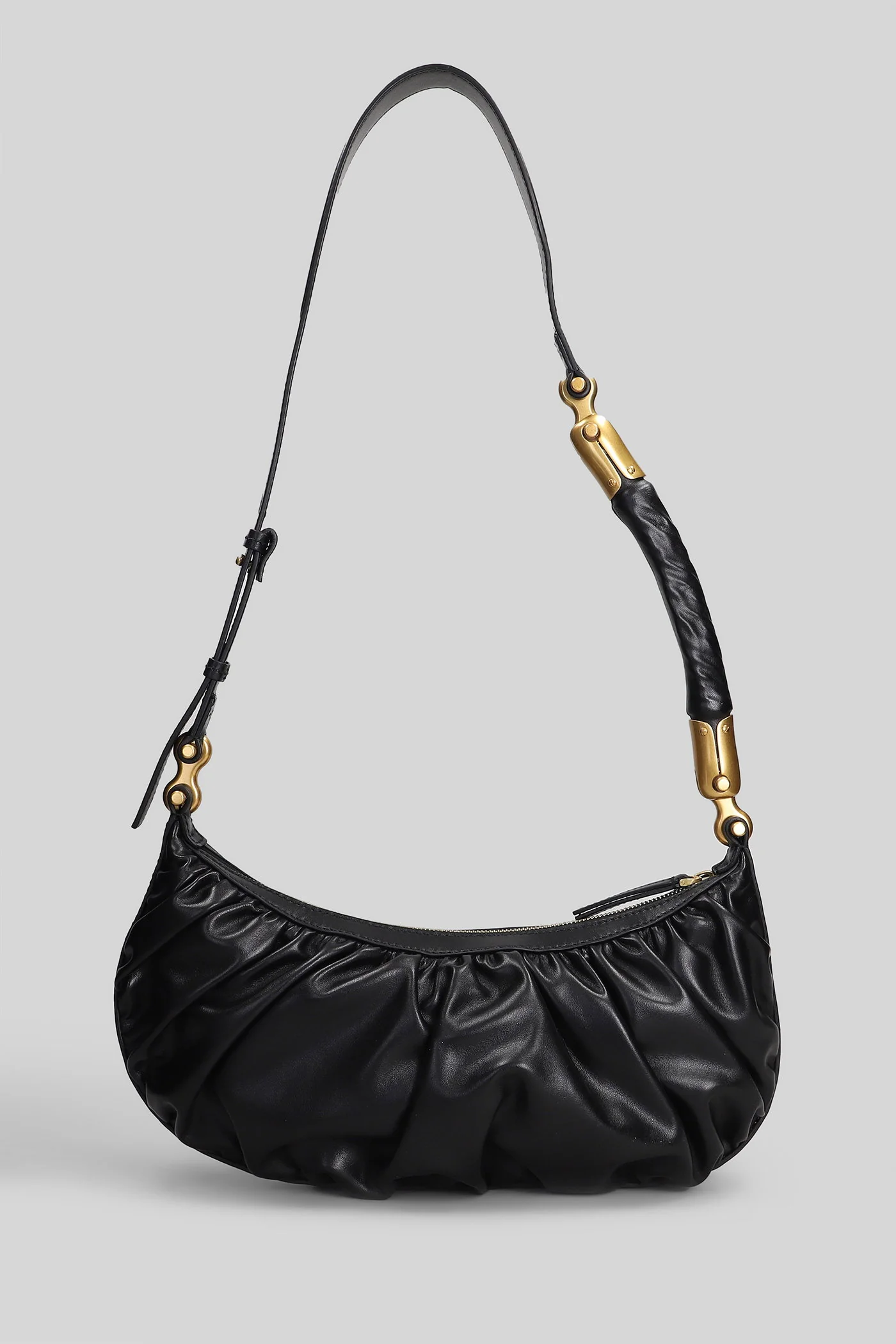Ebene hobo Shoulder bag in black leather - Image 3