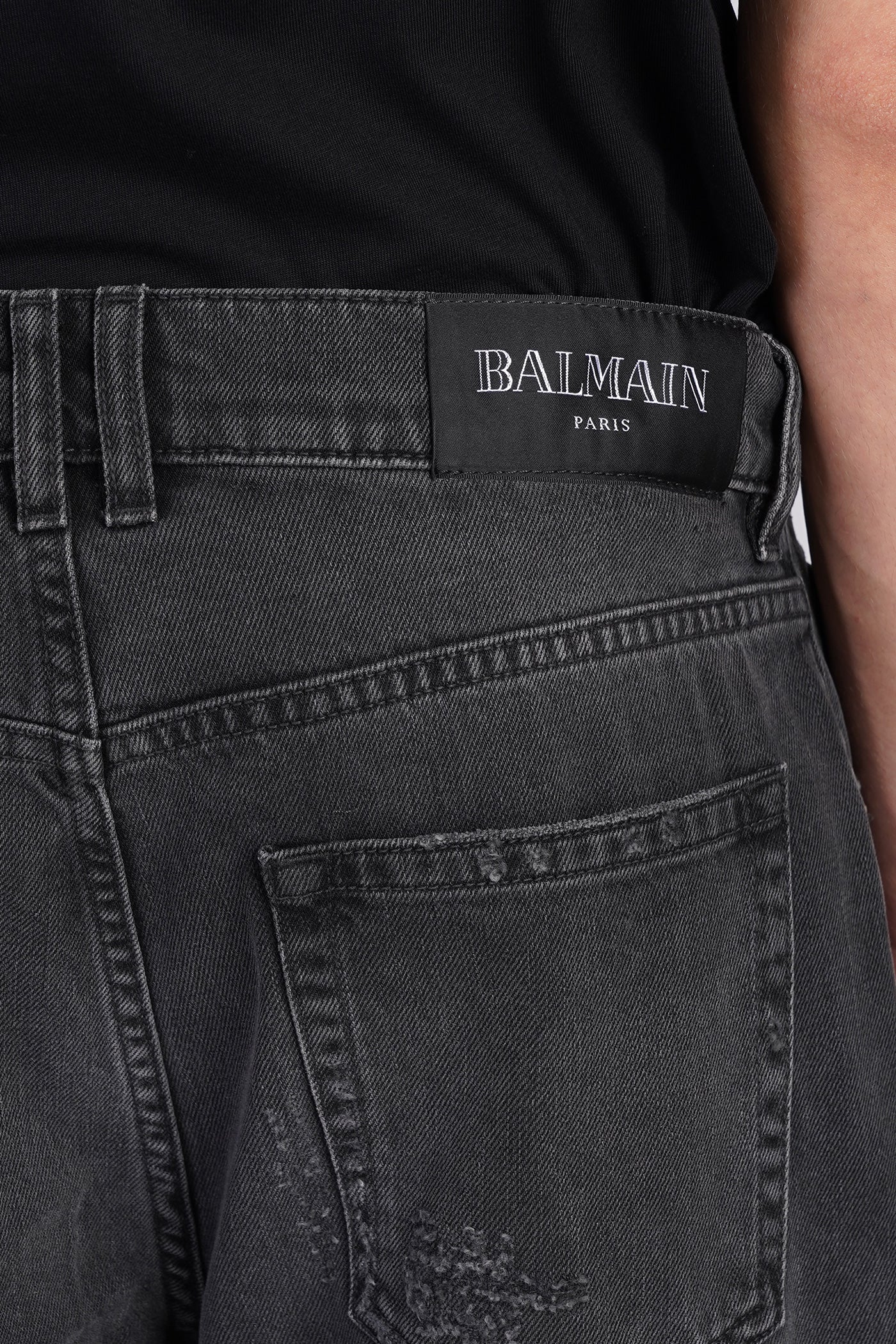 Jeans in grey cotton - Image 5