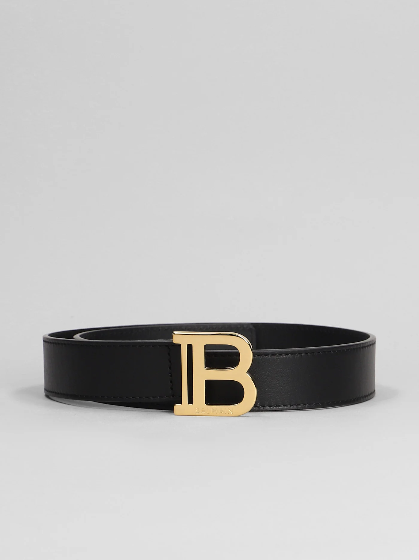 Belts in black leather