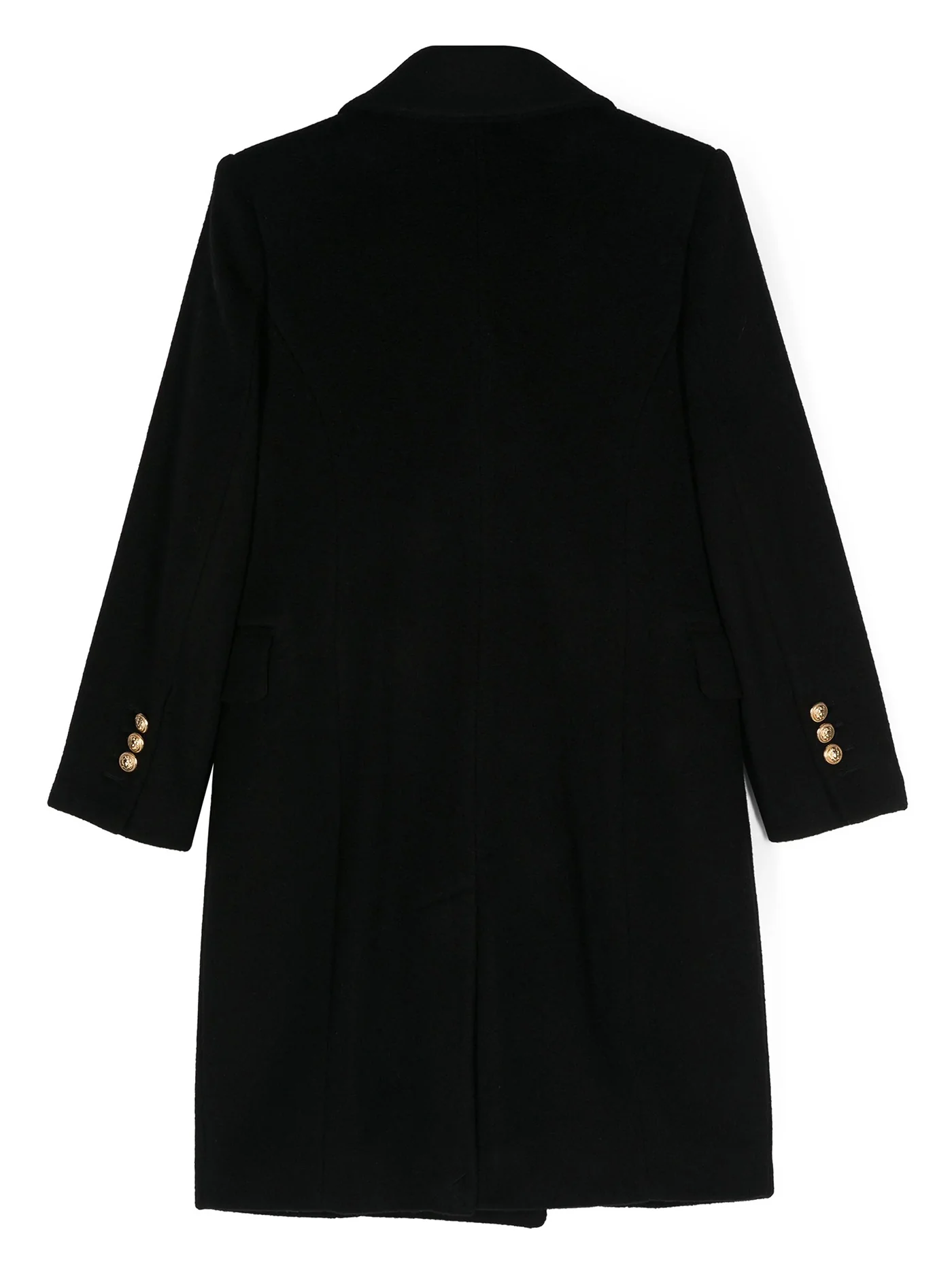Coat in black wool - Image 2