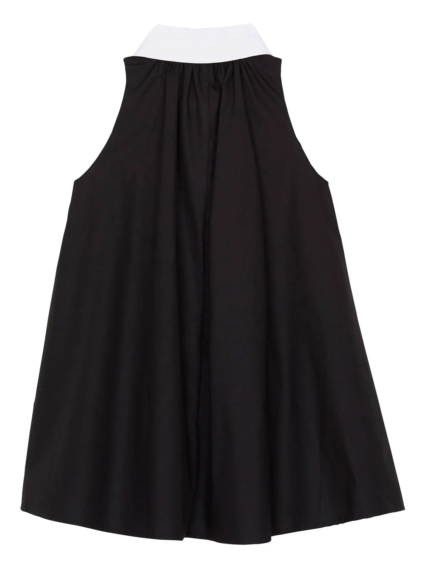 Dress woman  in black cotton - Image 2