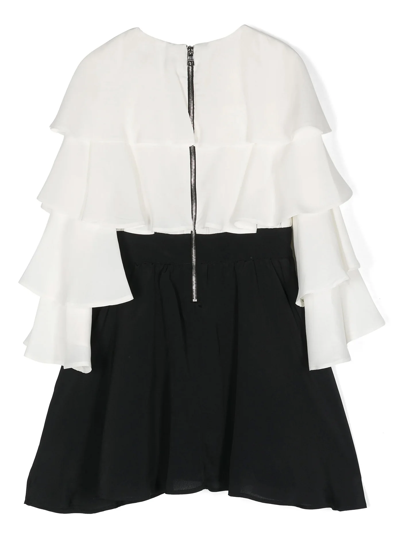 Dress woman in white viscose - Image 2