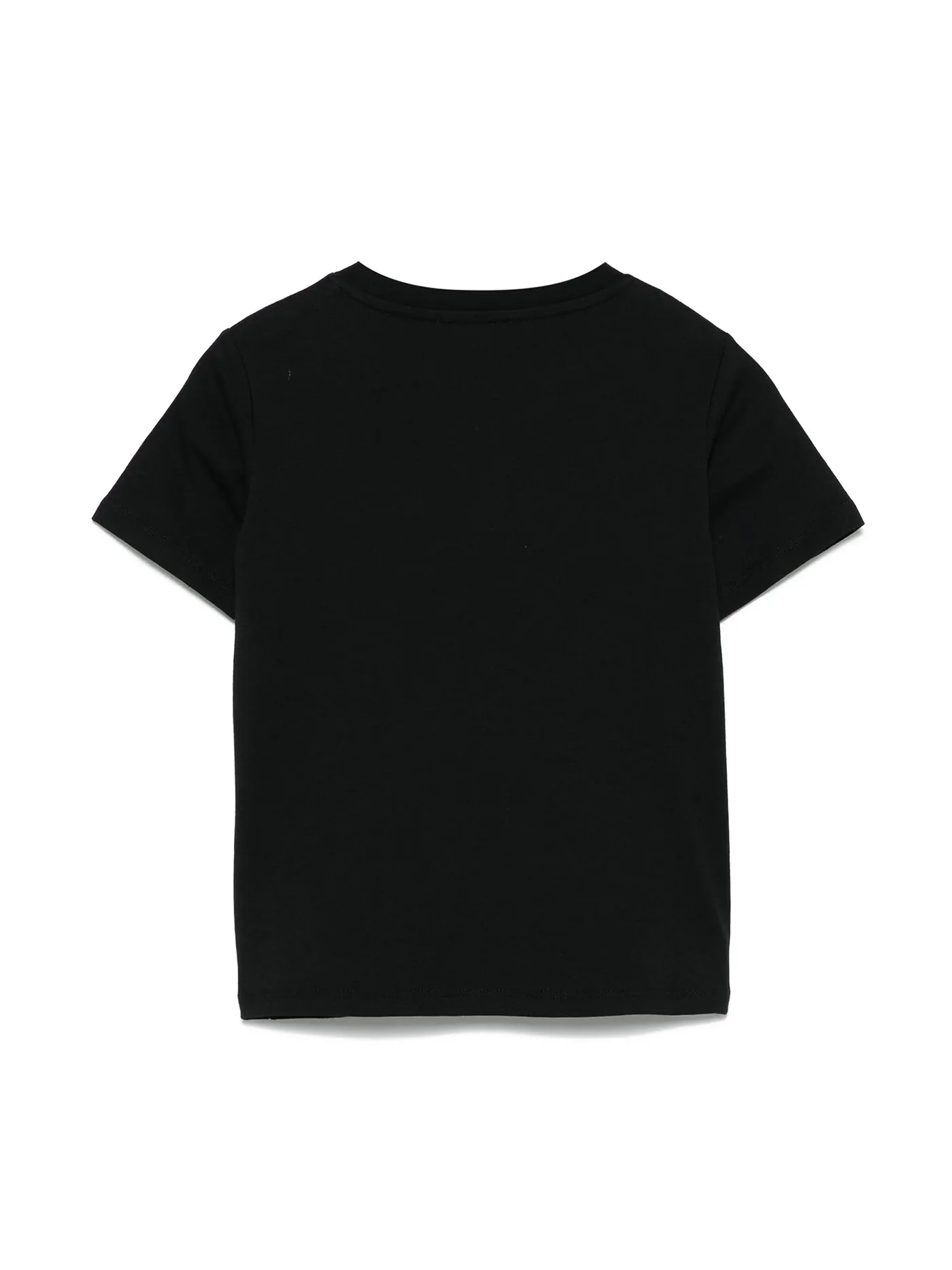T-Shirt in black cotton - Image 2