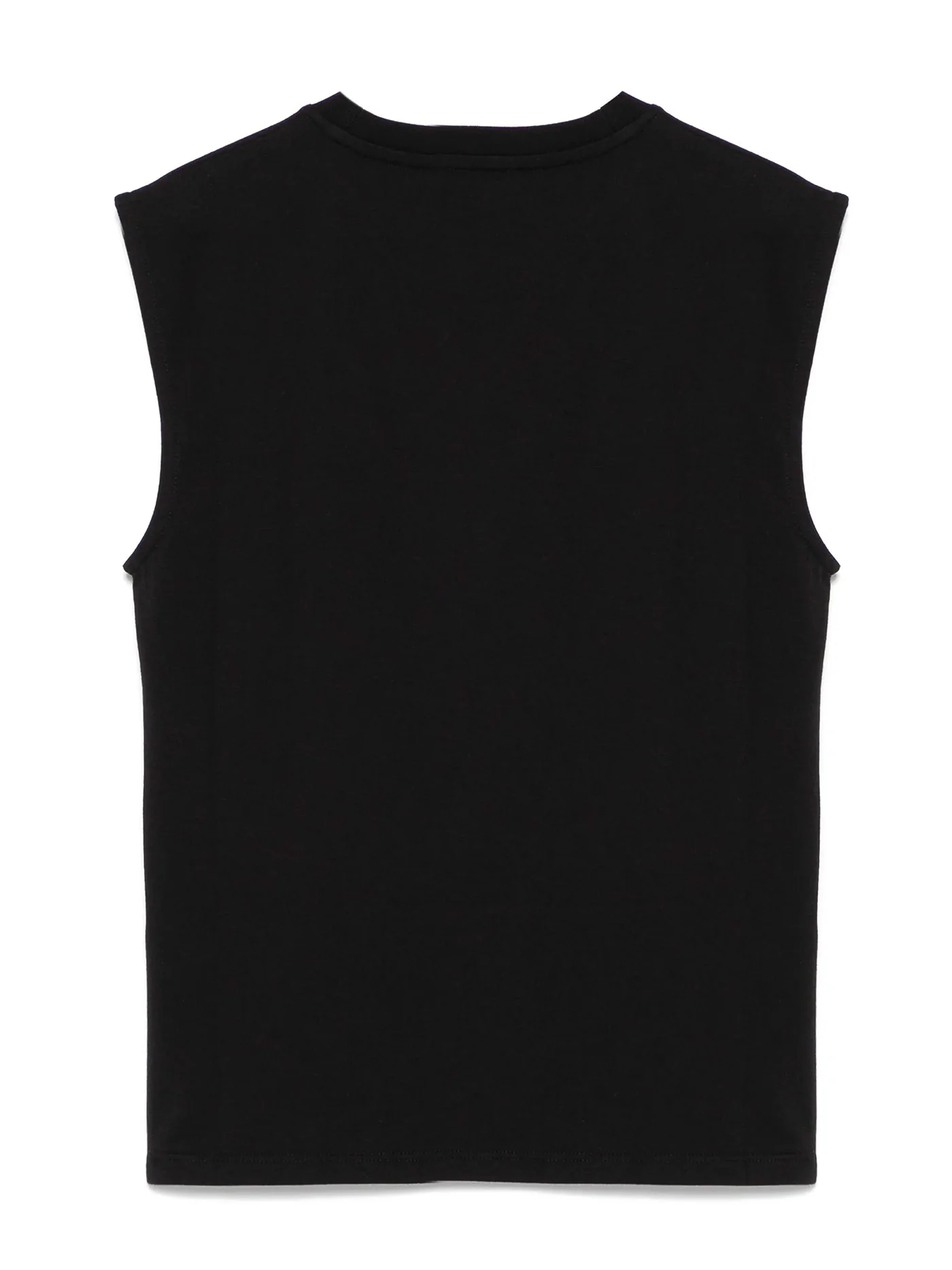 tank Top in black cotton - Image 8
