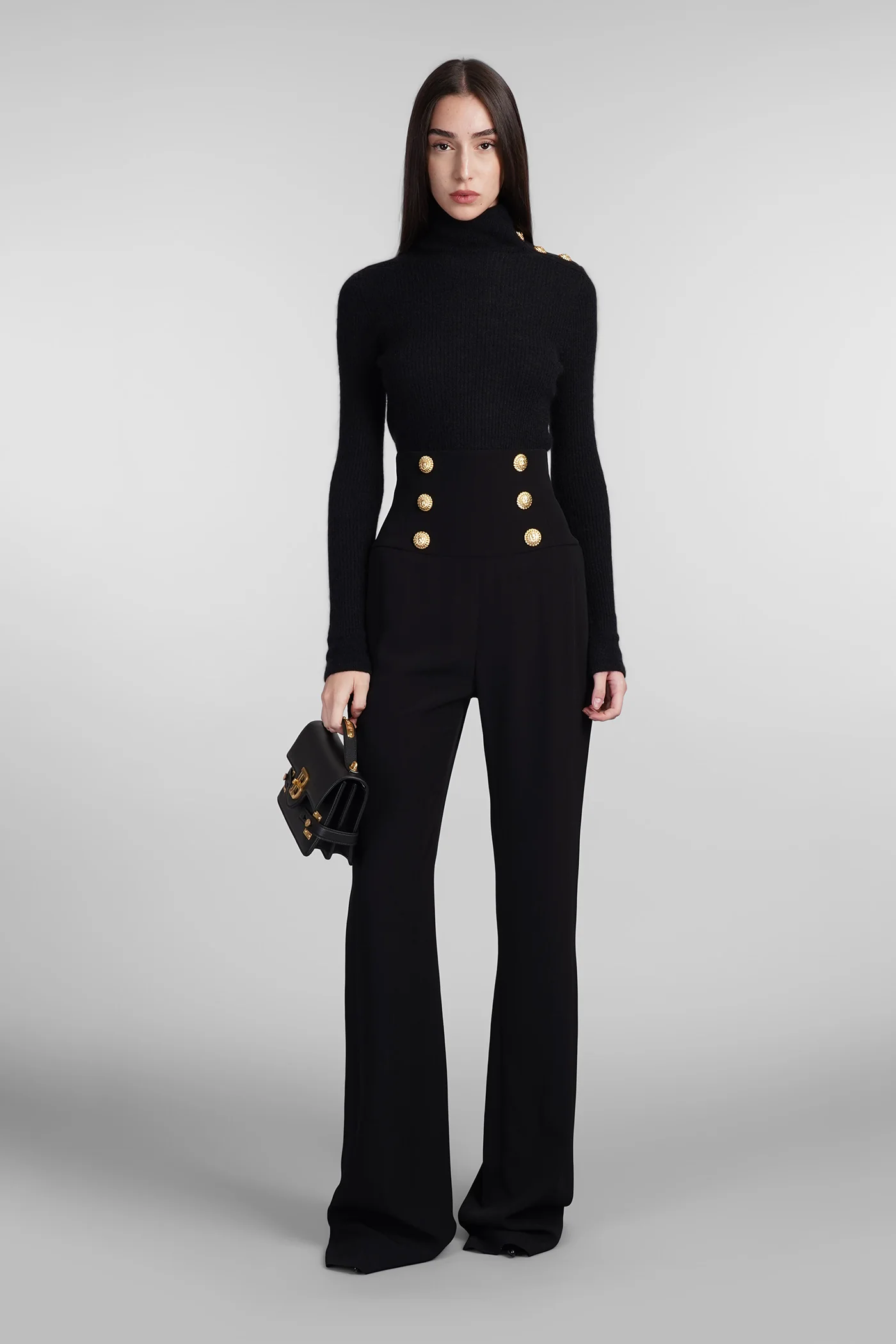 Knitwear in black Mohair - Image 2