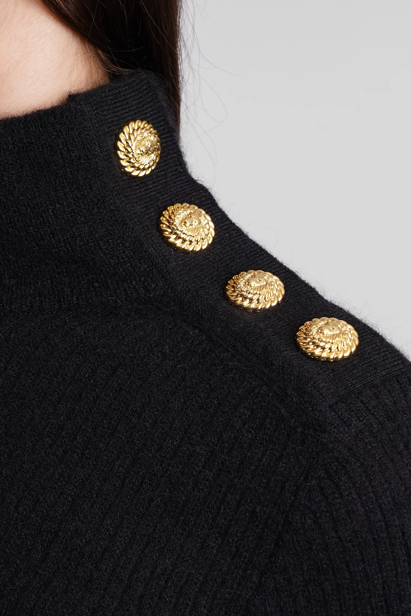 Knitwear in black Mohair - Image 5