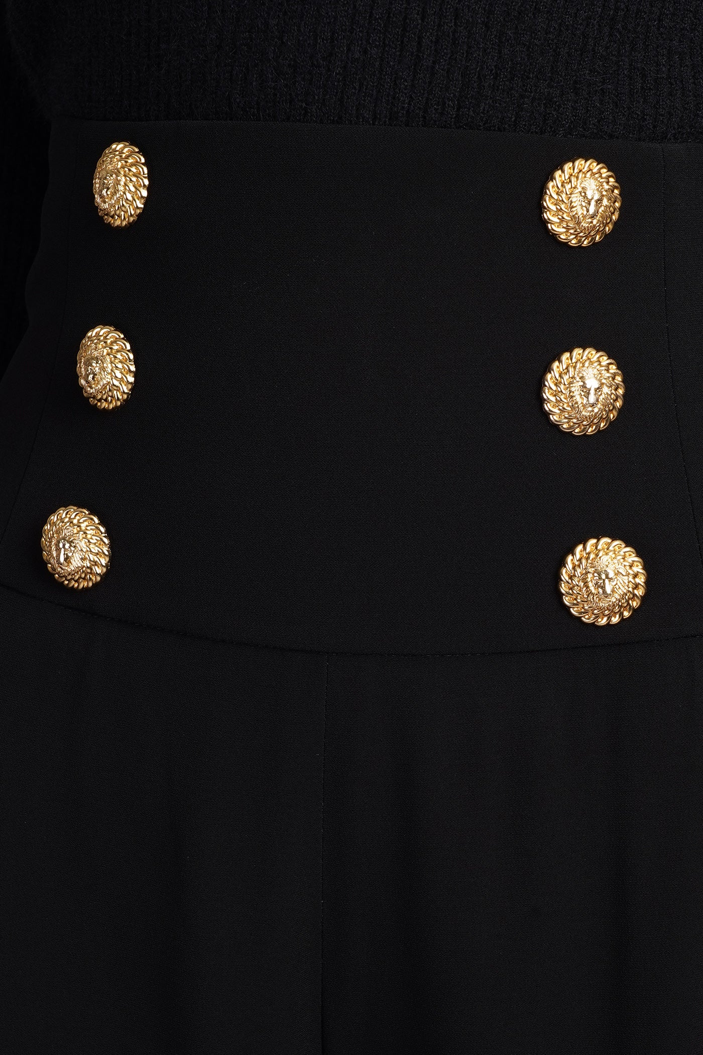 Pants in black viscose - Image 5