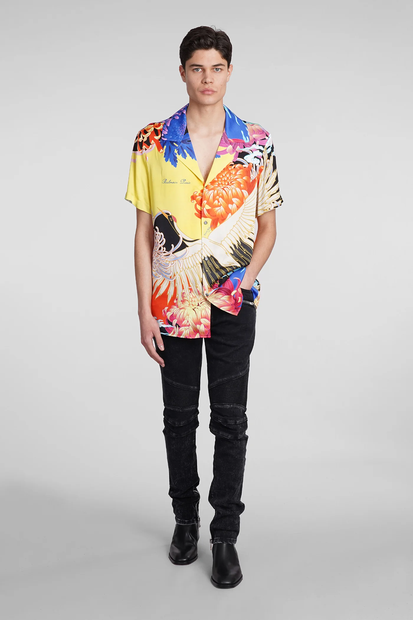 Shirt in multicolor viscose - Image 2