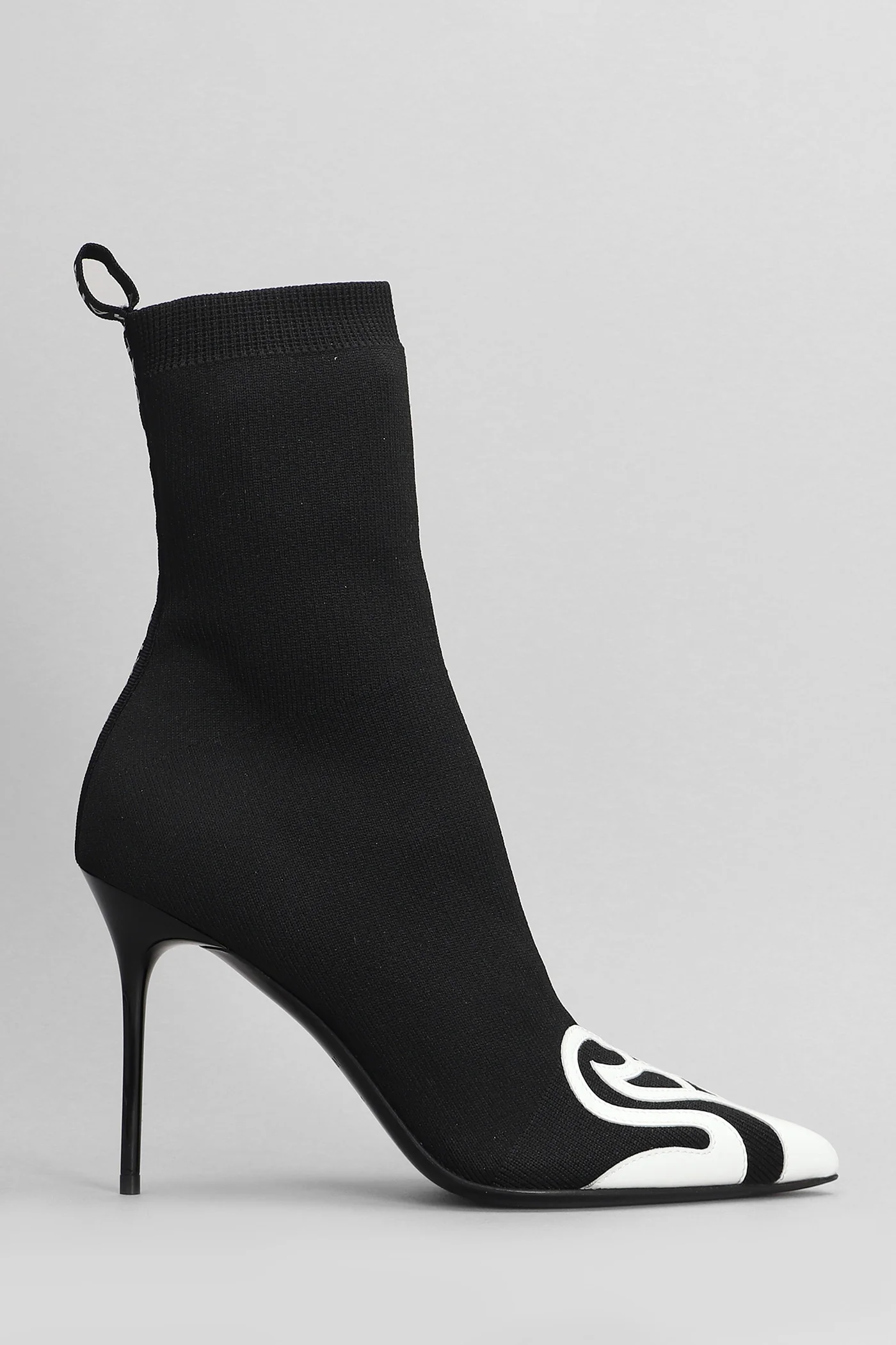 Skye High heels Ankle boots in black polyester