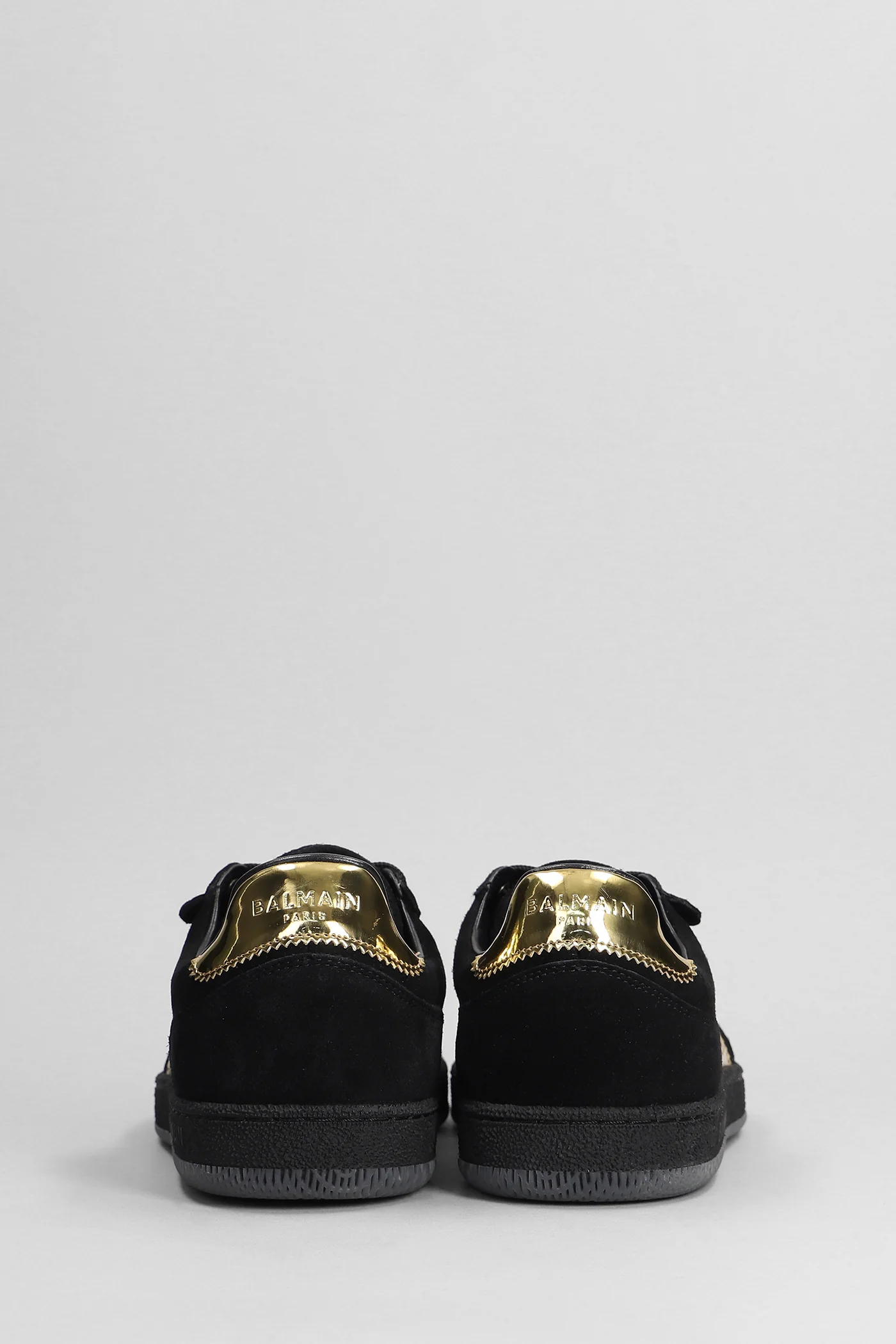 Swan Sneakers in black suede - Image 4