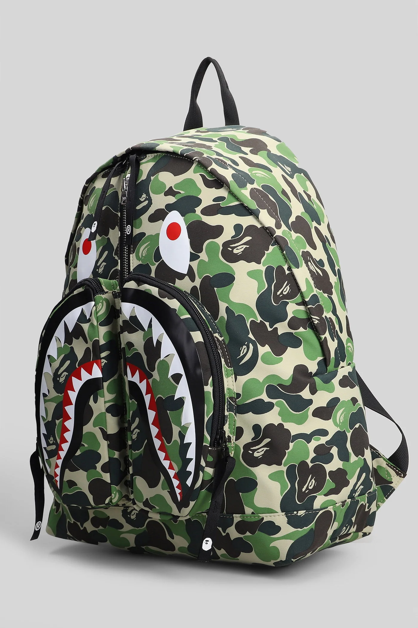 Backpack in green polyamide - Image 2