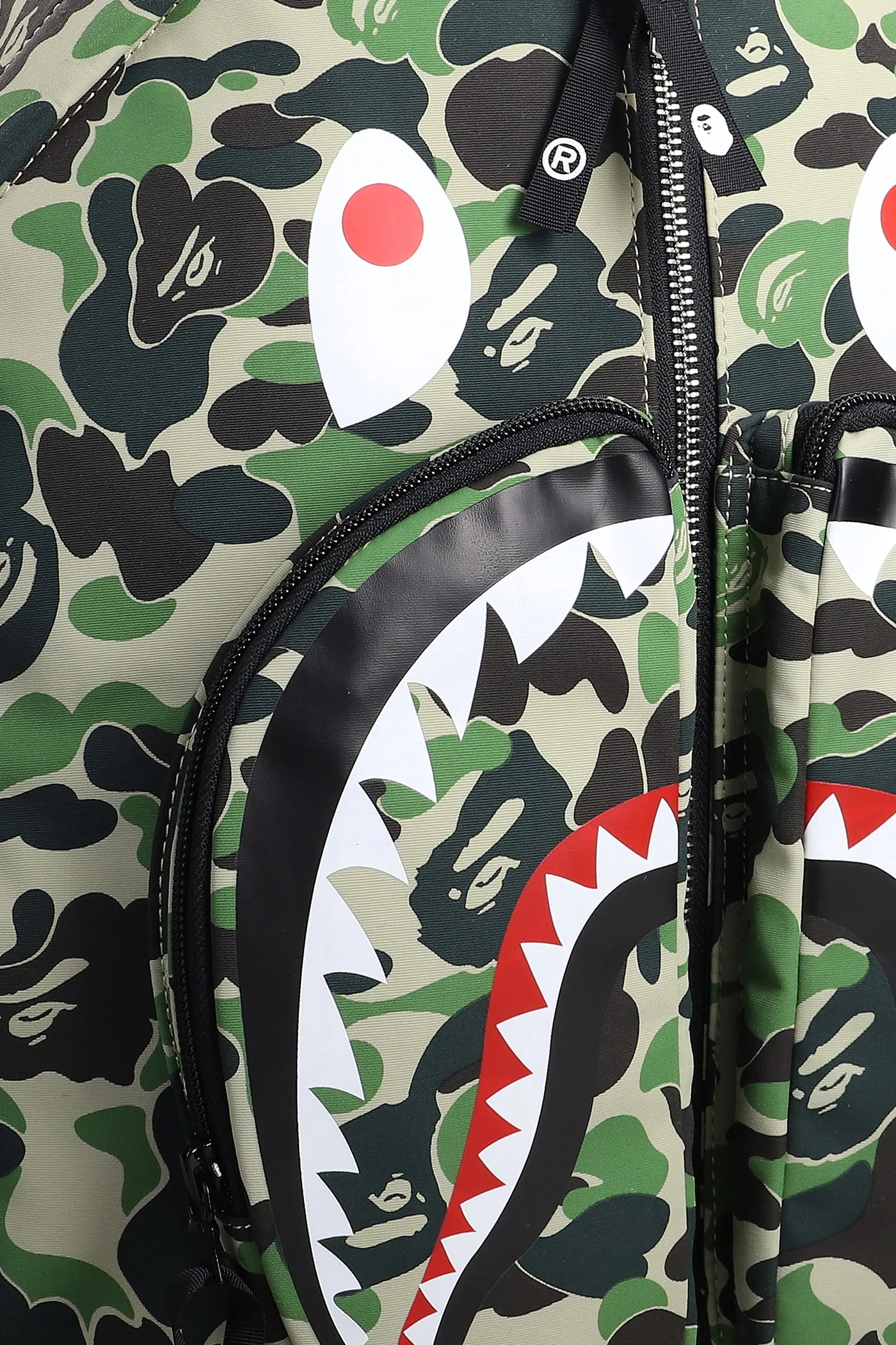 Backpack in green polyamide - Image 4