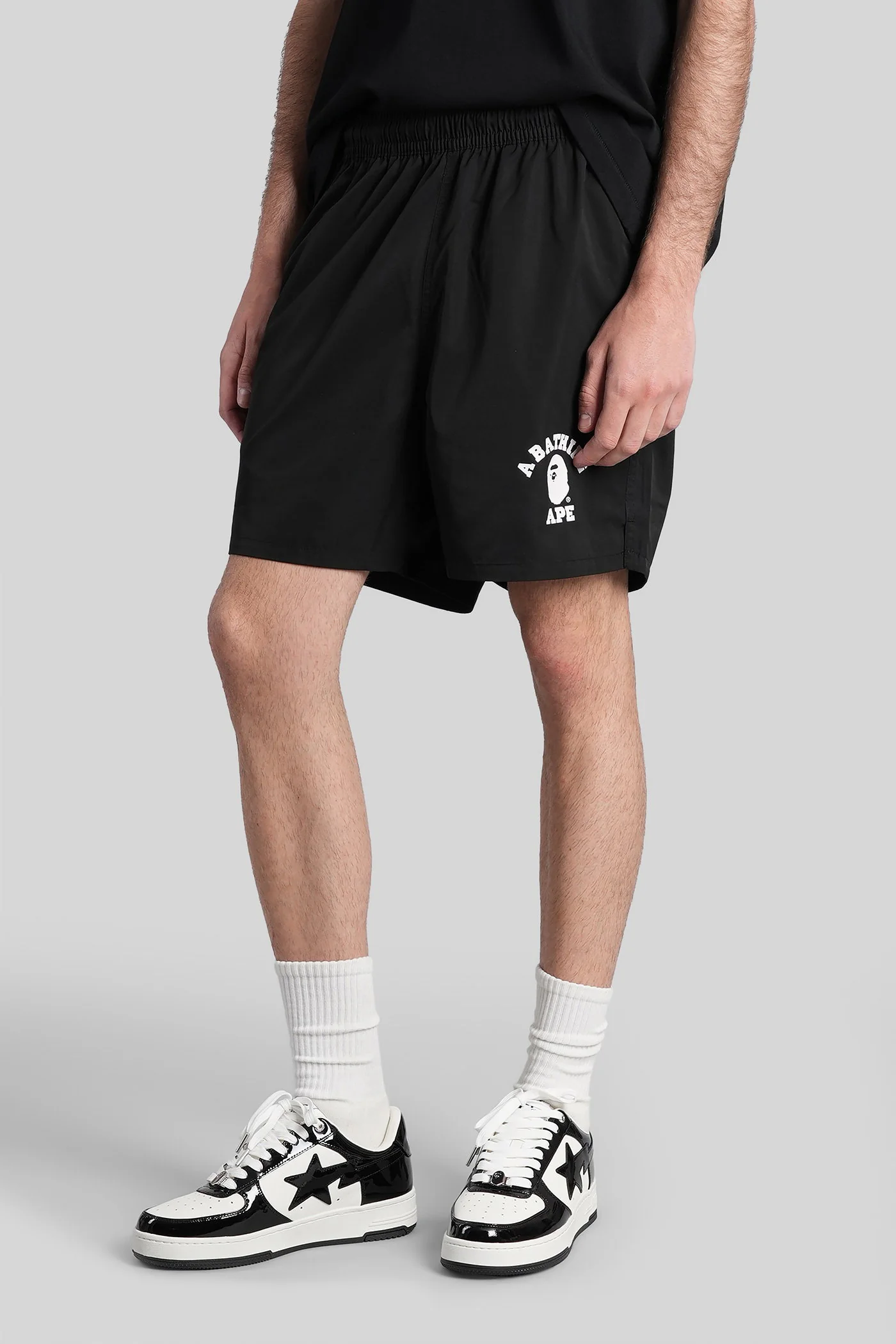 Beachwear in black polyester - Image 4
