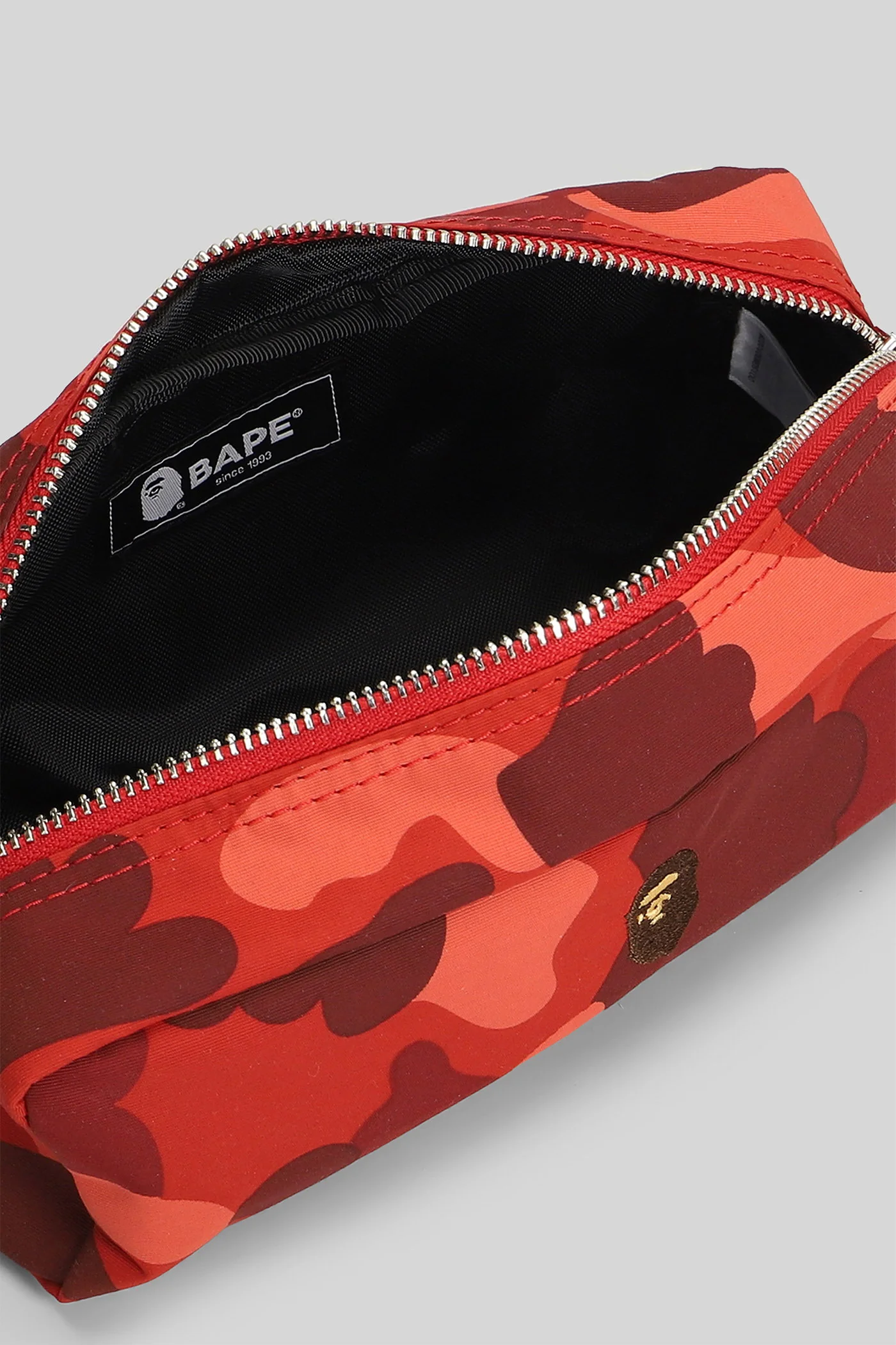 Clutch in red nylon - Image 4